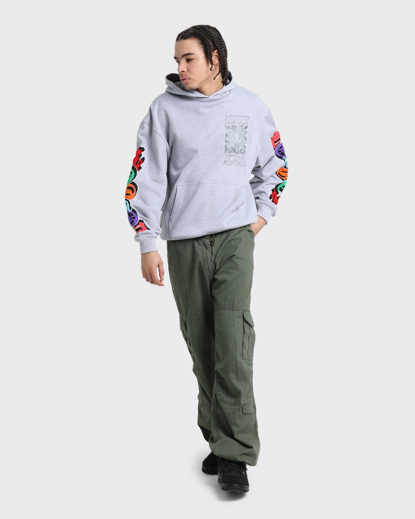 Review Loiter Fleur Hoodie Grey