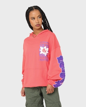 student Loiter Fleur Hoodie Pink