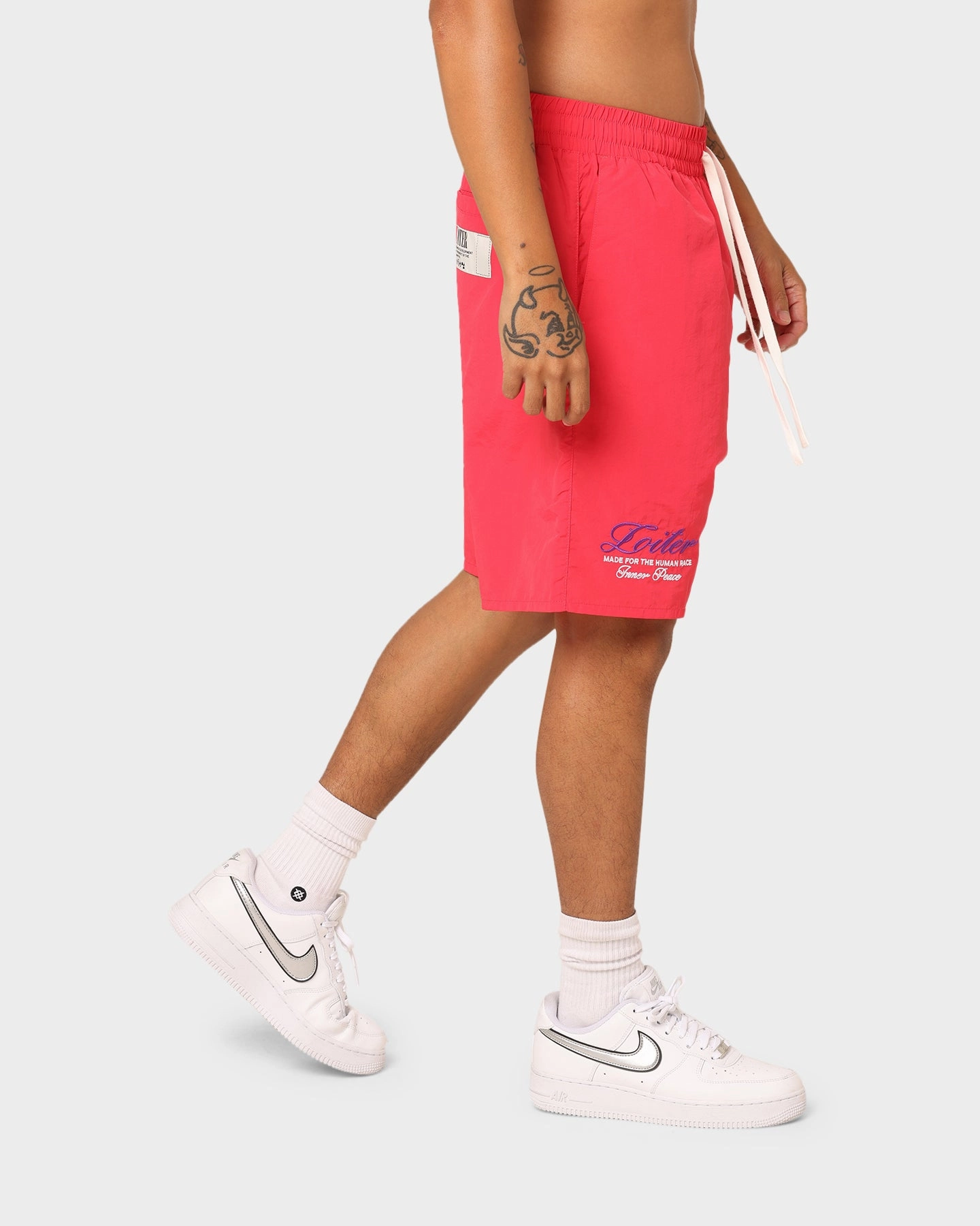 Chic Look Loiter Forbidden Walk Shorts Red