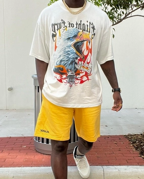 Loiter Fury Vintage T-Shirt Off White Minimal Fashion