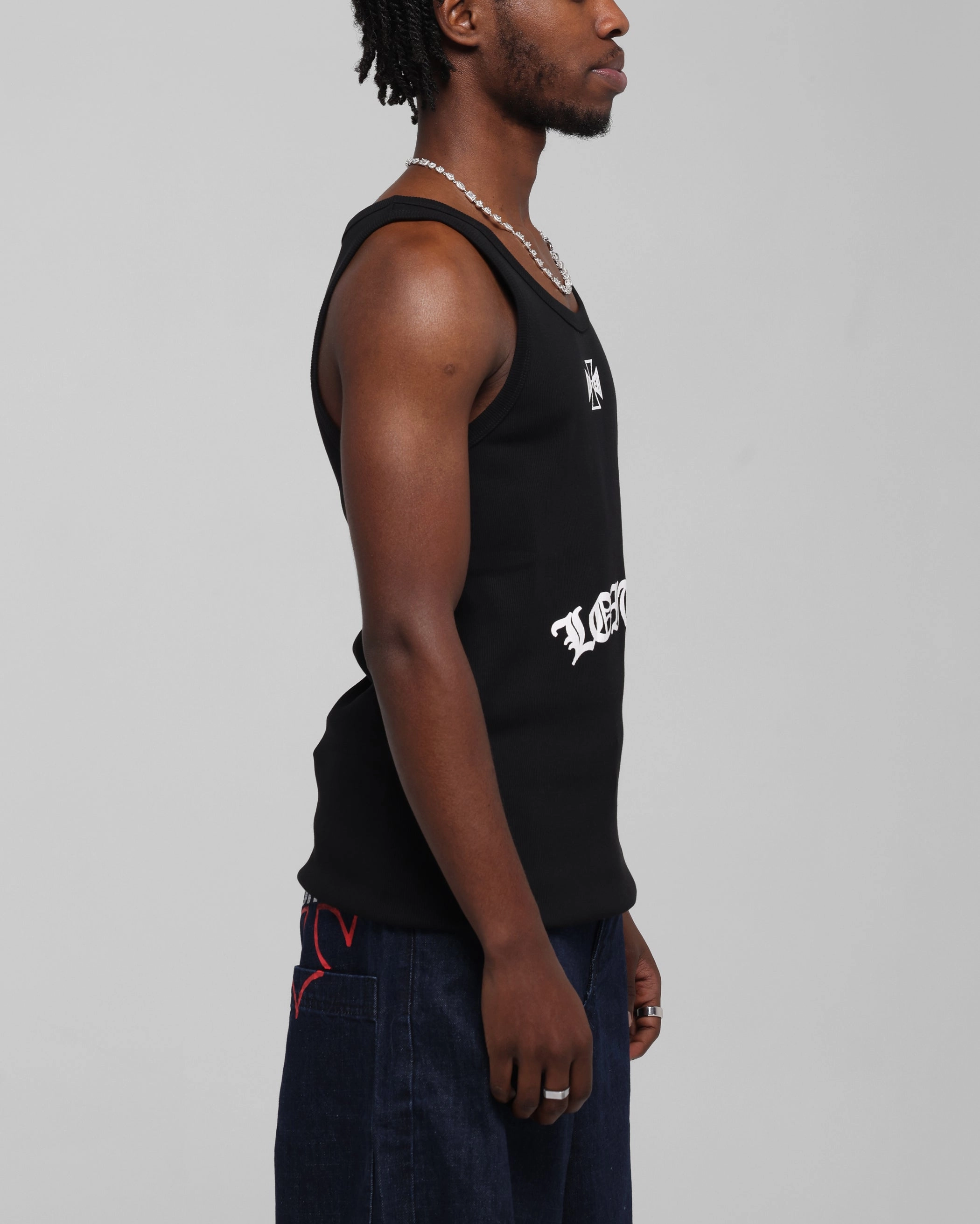 AllWeatherComfort Bohemian Loiter Gothic Tank Black