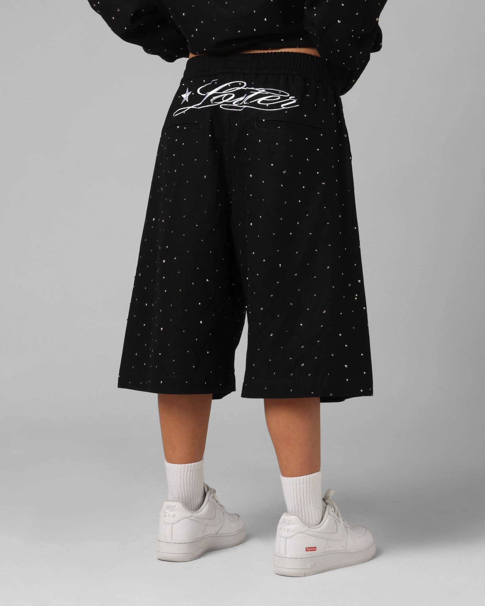 Casual Comfort Loiter Hail Storm Shorts Black