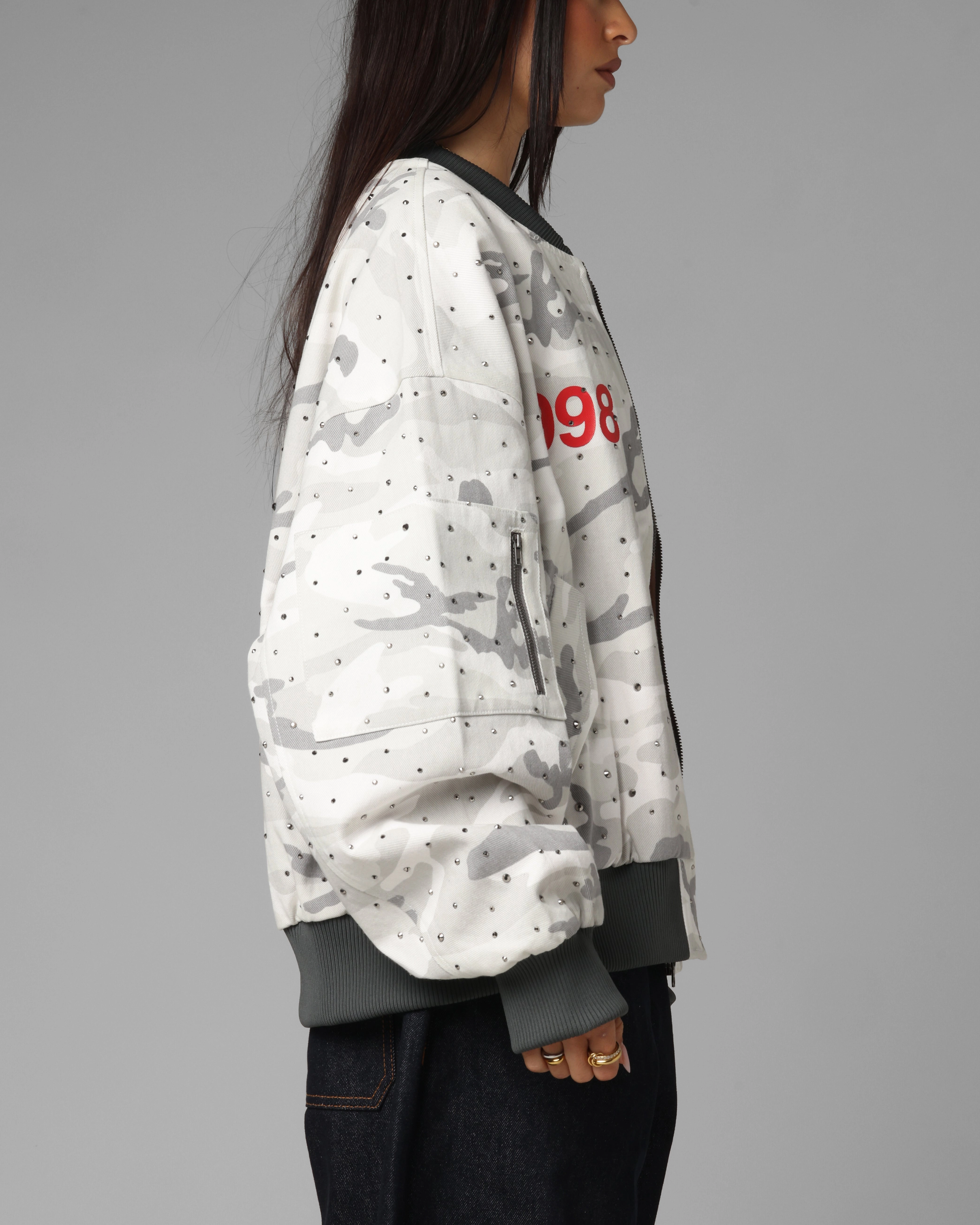 Loiter Hailstorm Bomber Snow Camo divers