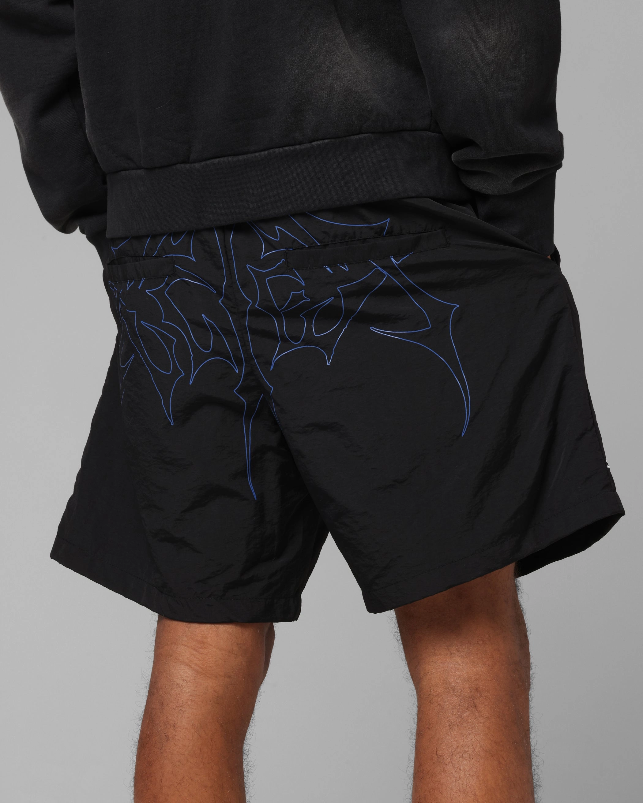moisture - wicking Flame Retardant Coating Loiter Hardcore Walk Shorts Black