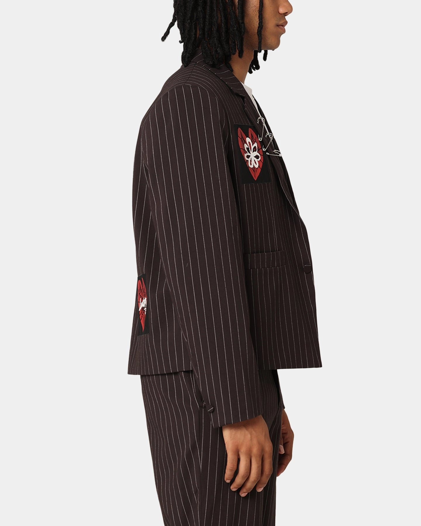 Street Ready Loiter Heartache Blazer Pinstripe