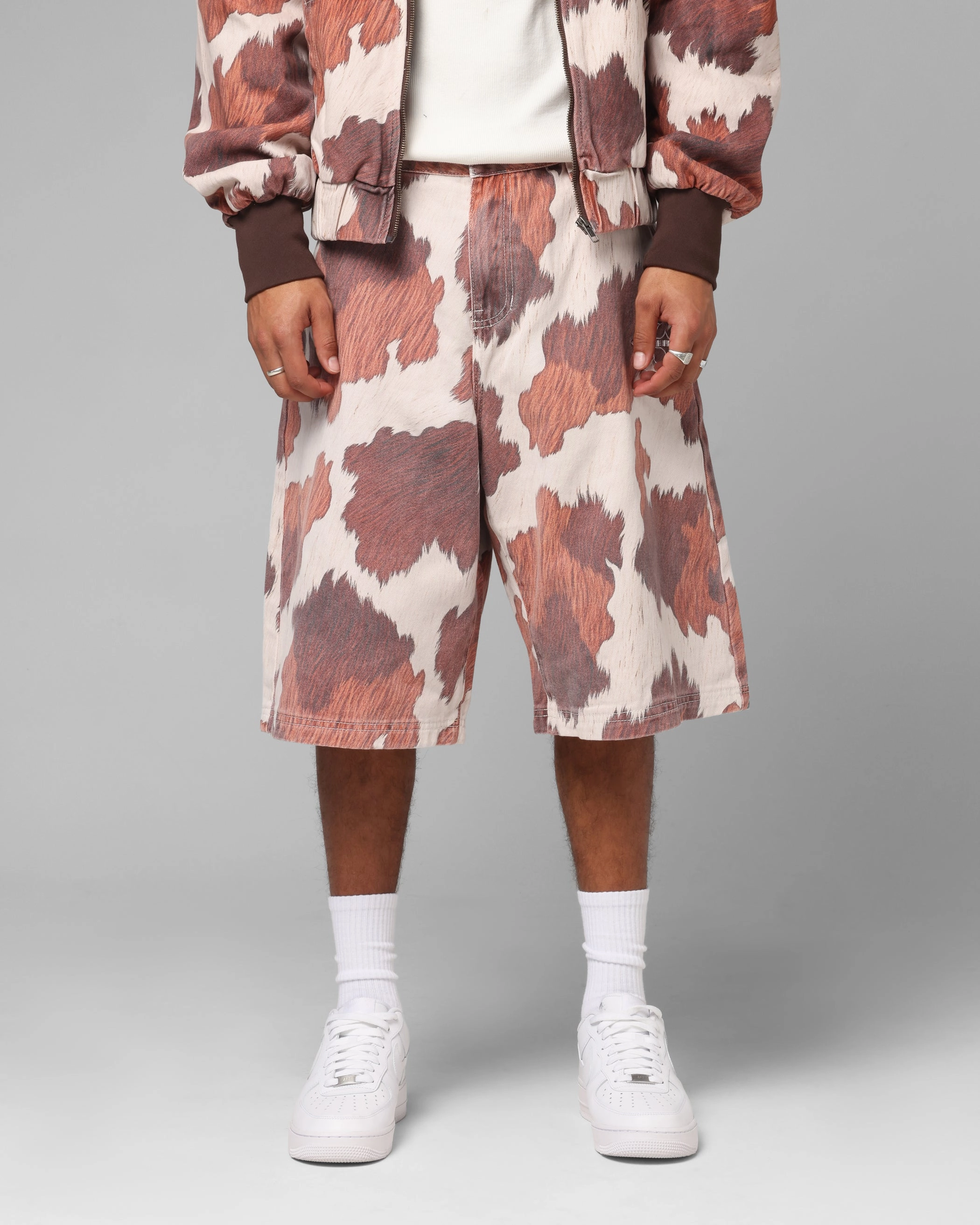 men's fashion Fair trade Loiter Hide Jorts Cowhide