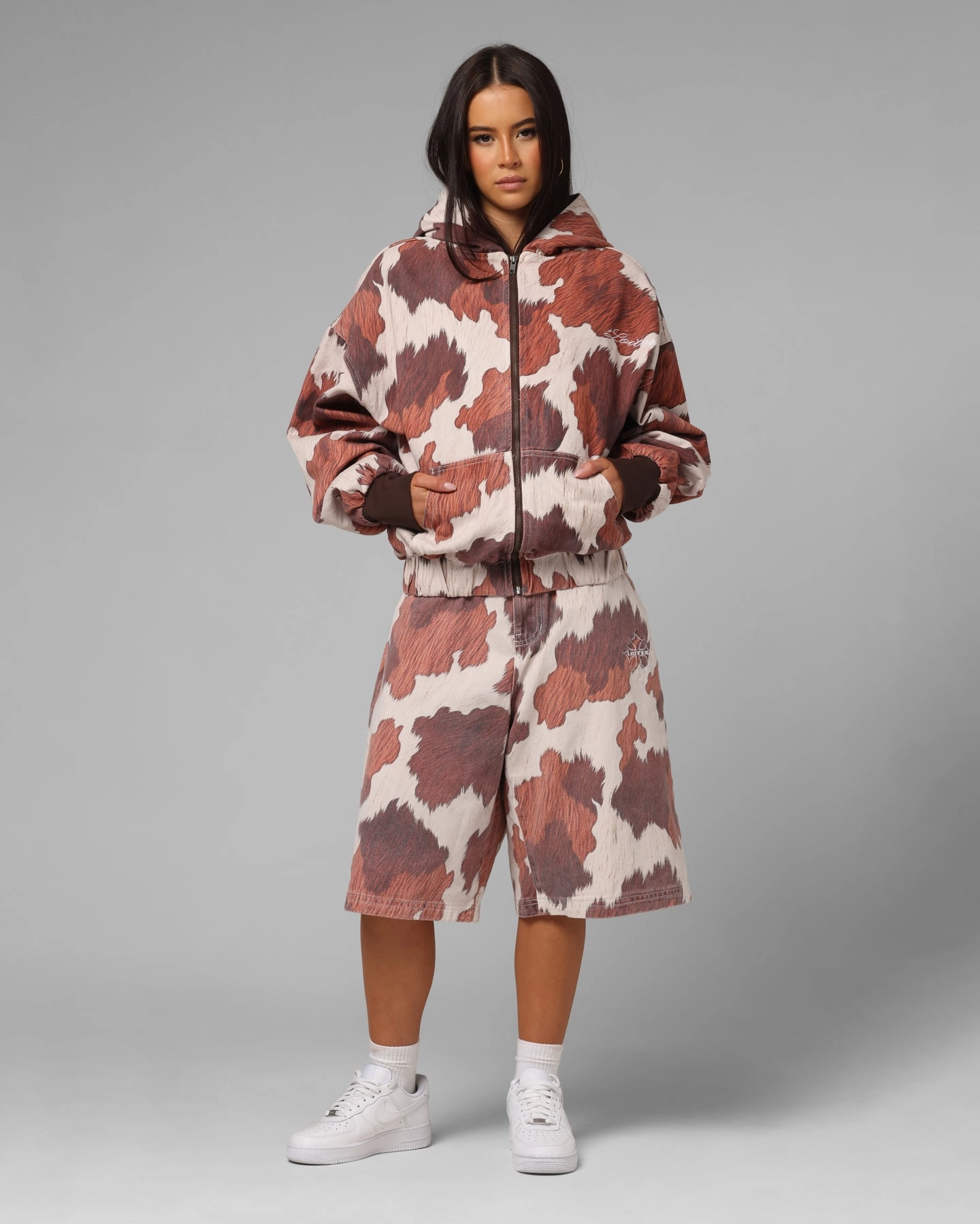 photographers campers Loiter Hide Zip Jacket Cowhide