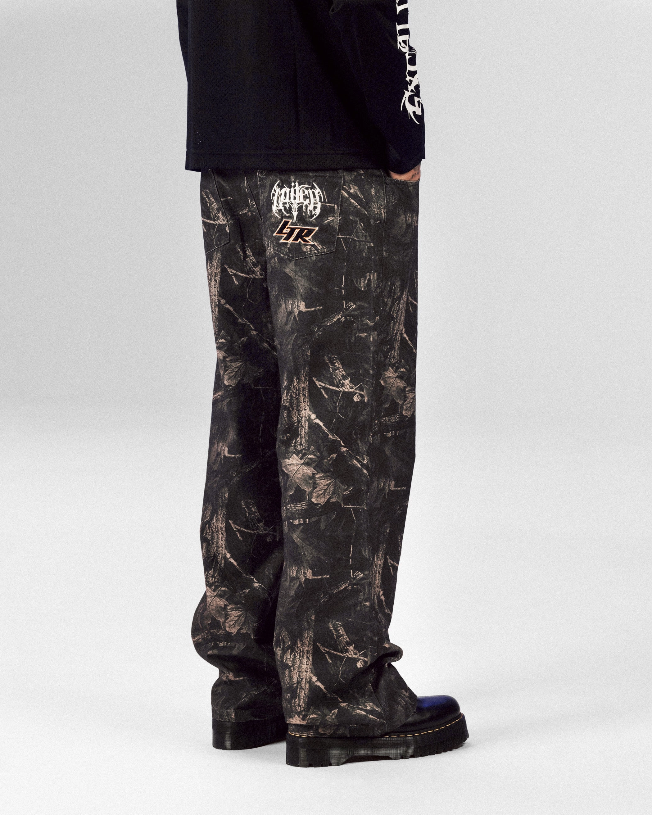 Side zipper Trendy Waist Loiter Hunter Camo Pants Camo Mix