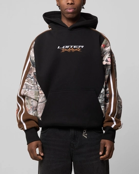Camouflage Pattern Loiter Hunter Patchwork Hoodie Real Tree Camo