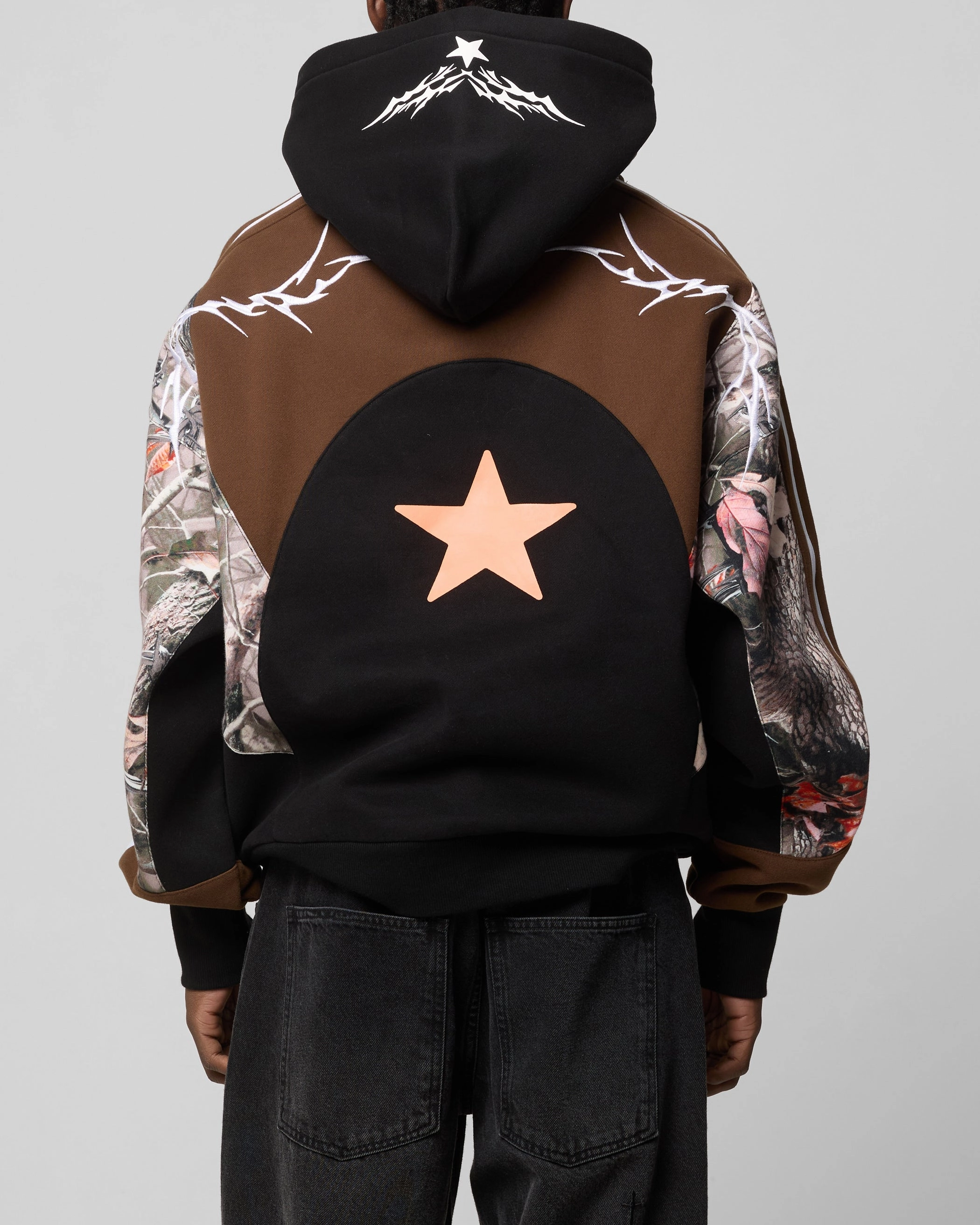 Smart Sensor Integration Loiter Hunter Patchwork Hoodie Real Tree Camo