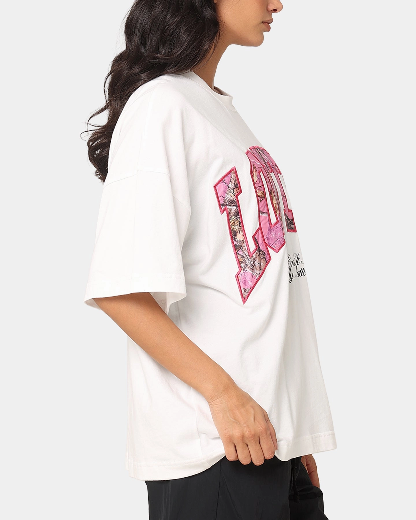 color blocking Breathable Material Loiter Hunter T-Shirt Off White