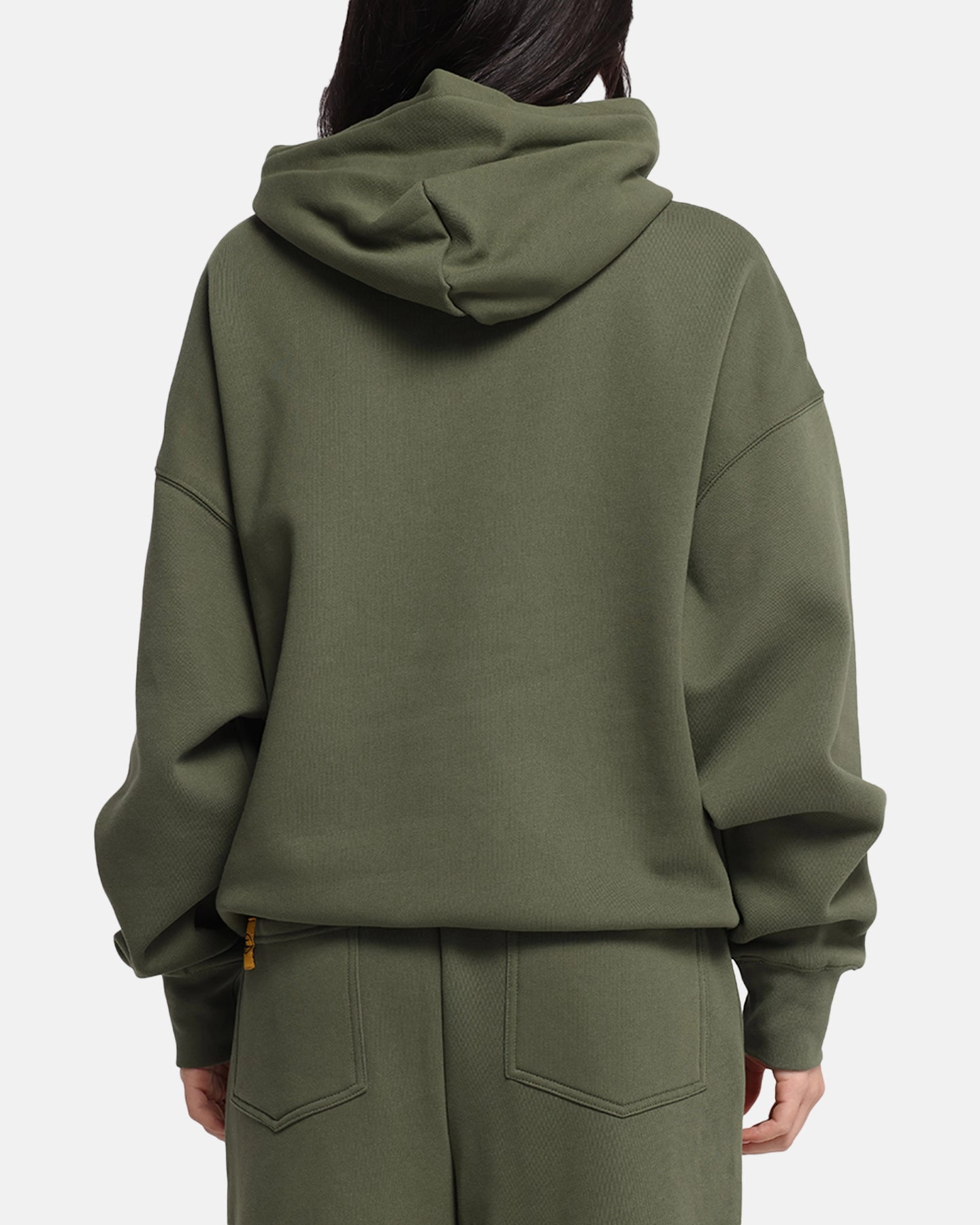 Smooth Feel Loiter Hybrid Premium Hoodie Olive