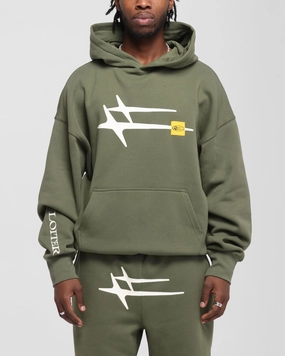 Road Trip Loiter Hybrid Premium Hoodie Olive