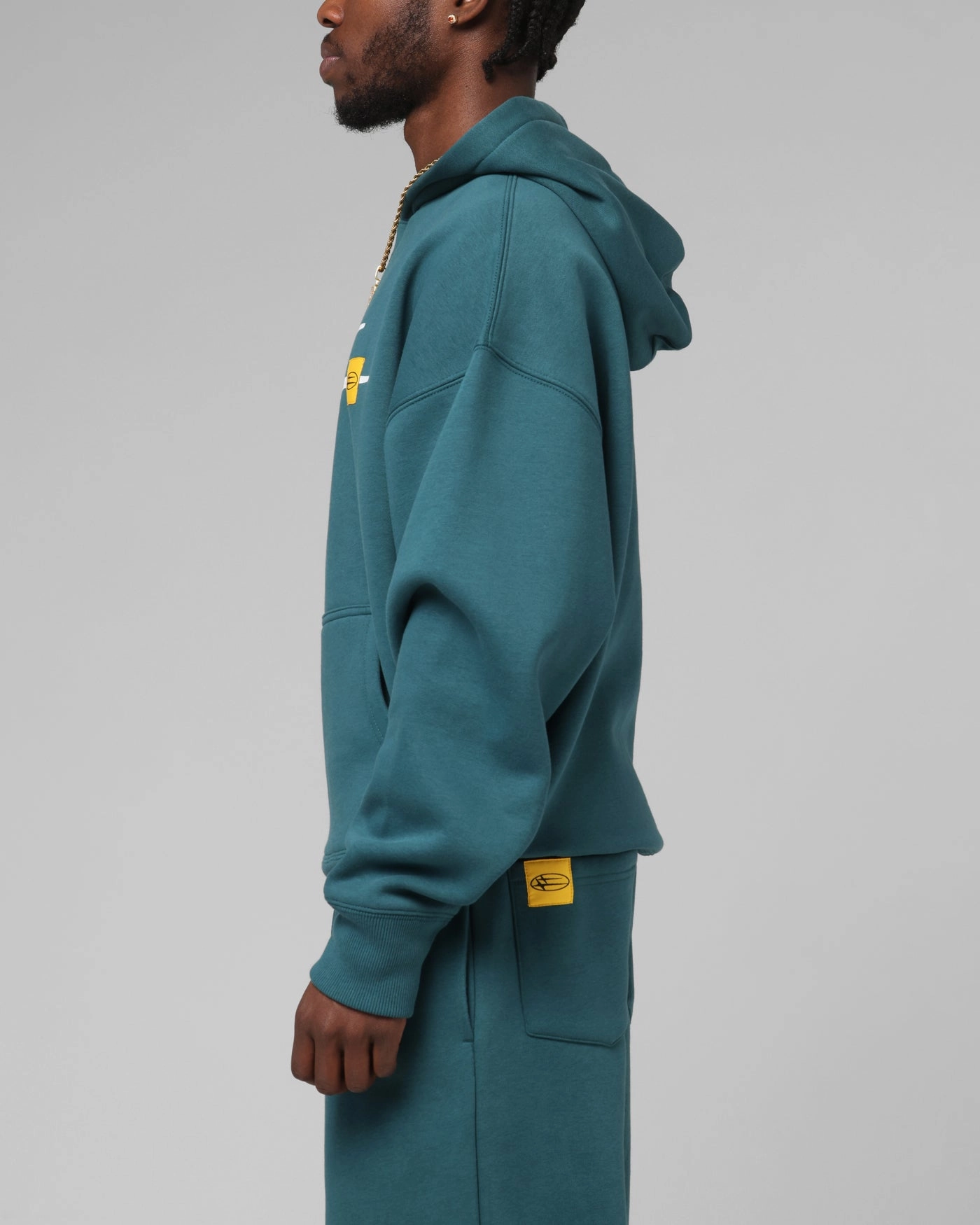 Compete Sense Loiter Hybrid Premium Hoodie Teal