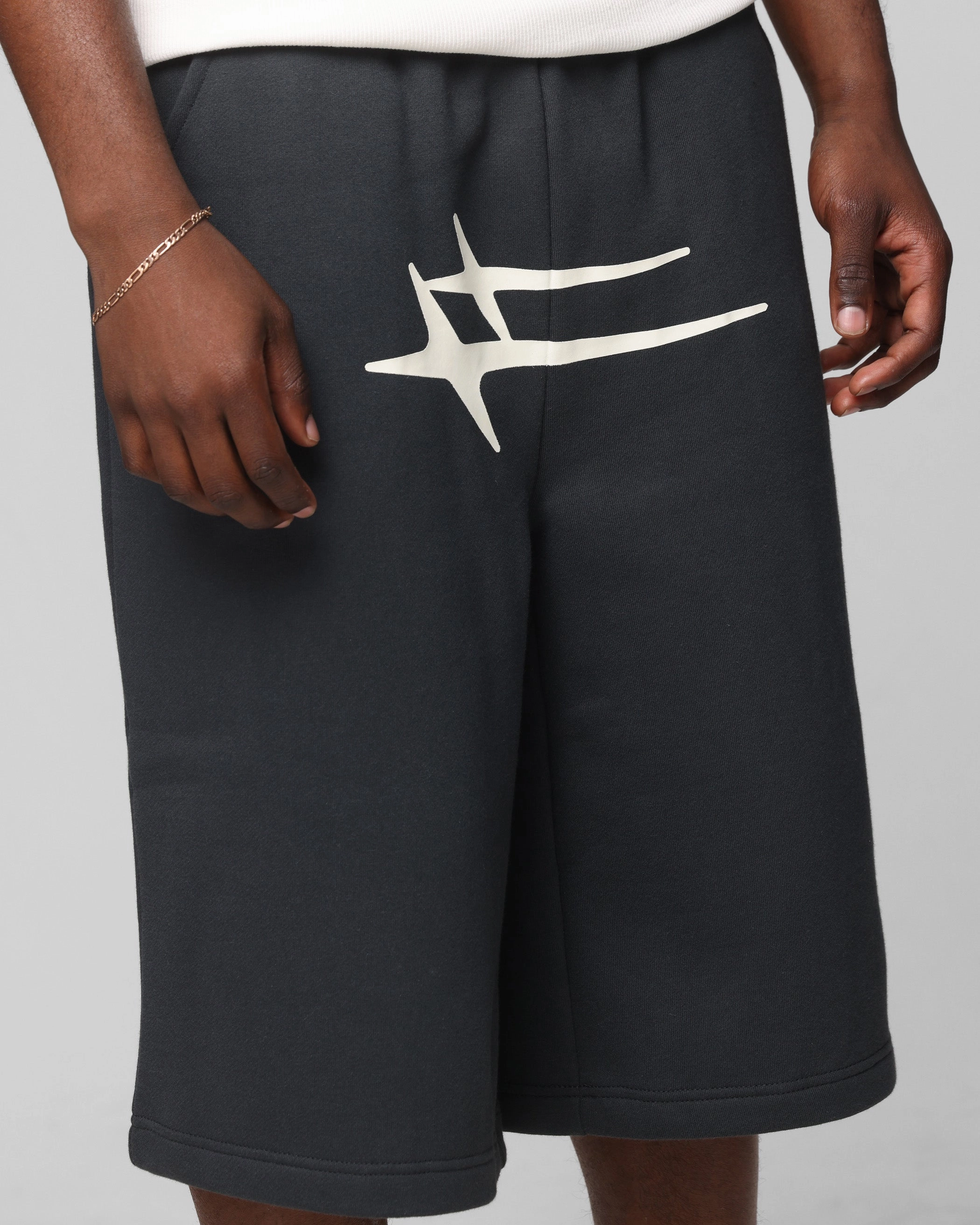 Athletic Vibe Loiter Hybrid Premium Shorts Charcoal