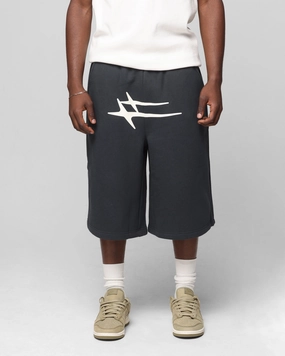 Loiter Hybrid Premium Shorts Charcoal School Uniform