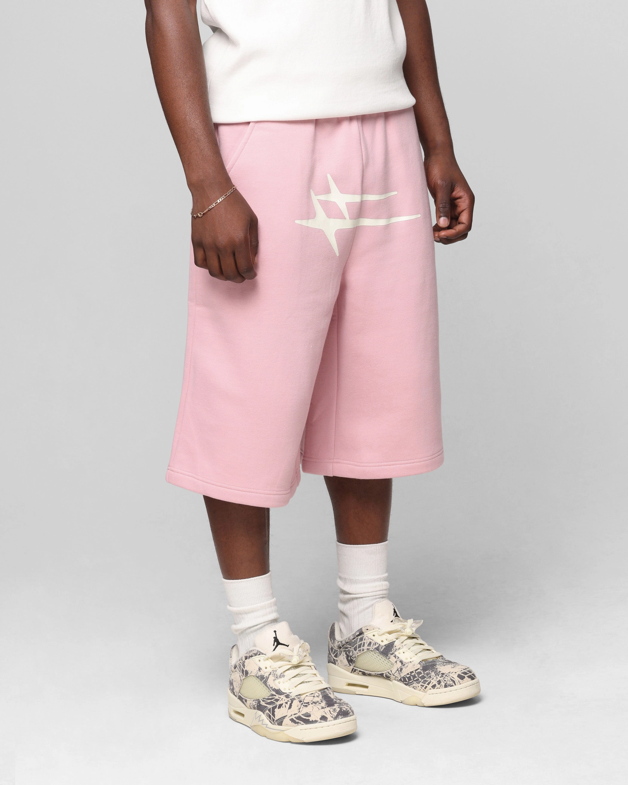 Loiter Hybrid Premium Shorts Dusty Pink Seamless Edge Design