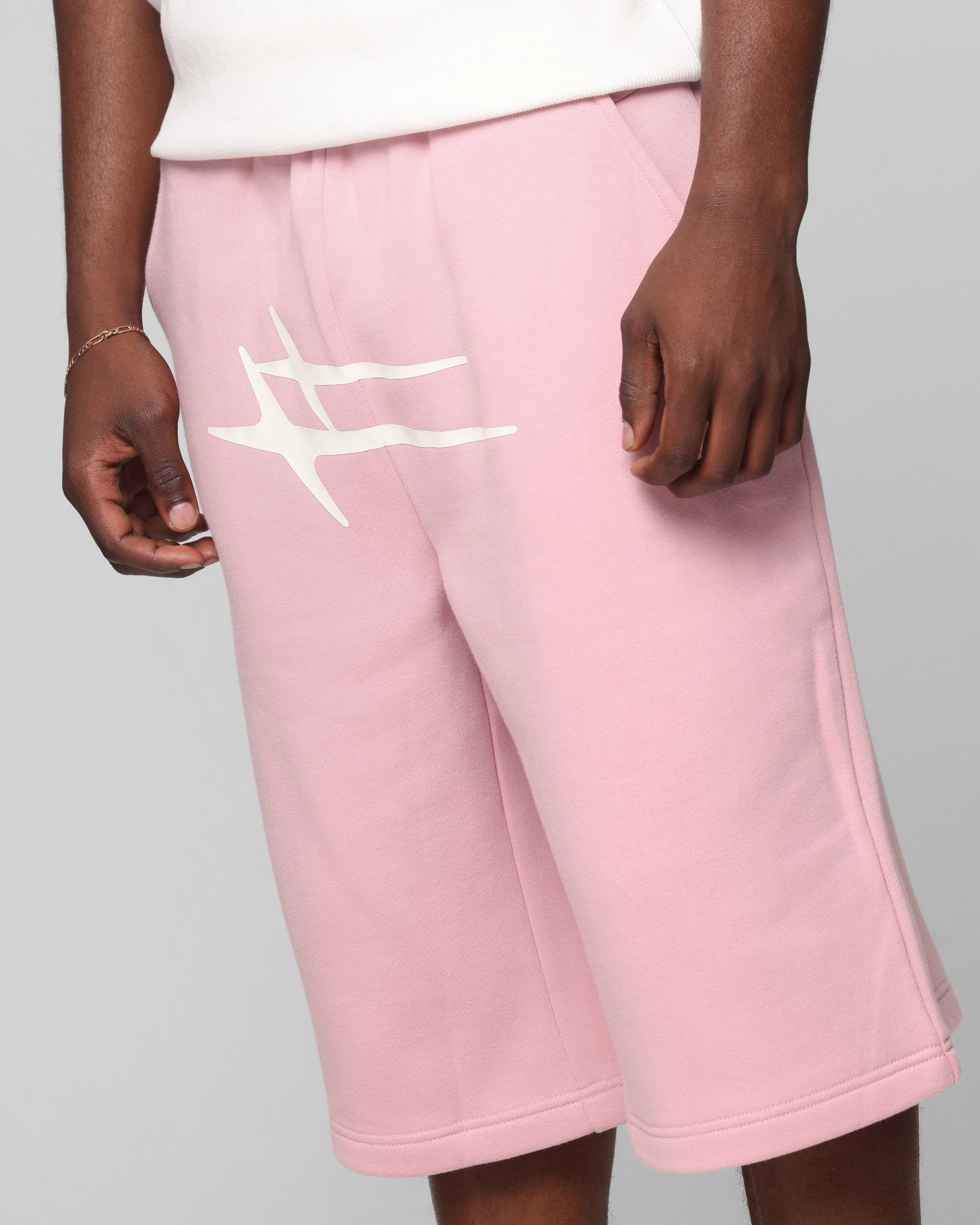 Sweat Wicking Lining Loiter Hybrid Premium Shorts Dusty Pink