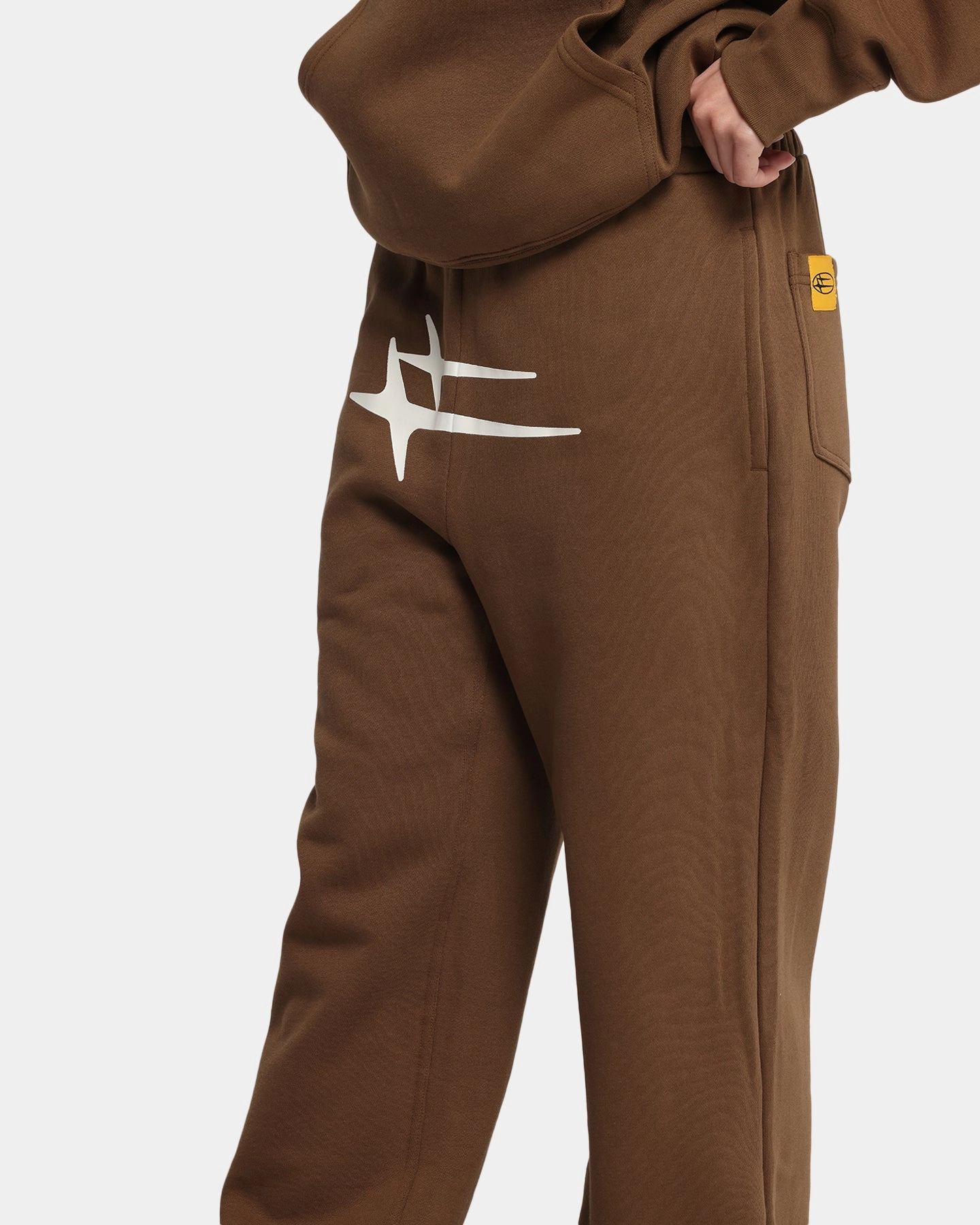 Loiter Hybrid Sweatpants Brown Abrasion Proof Reinforcements Basic Utility