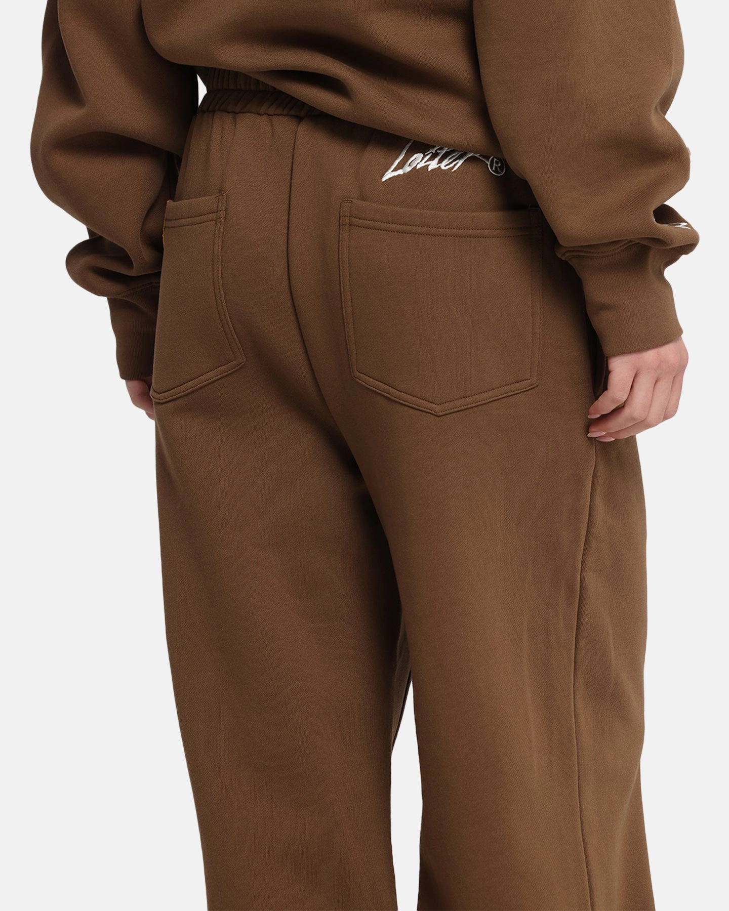 Loiter Hybrid Sweatpants Brown Quick Conversion Hem