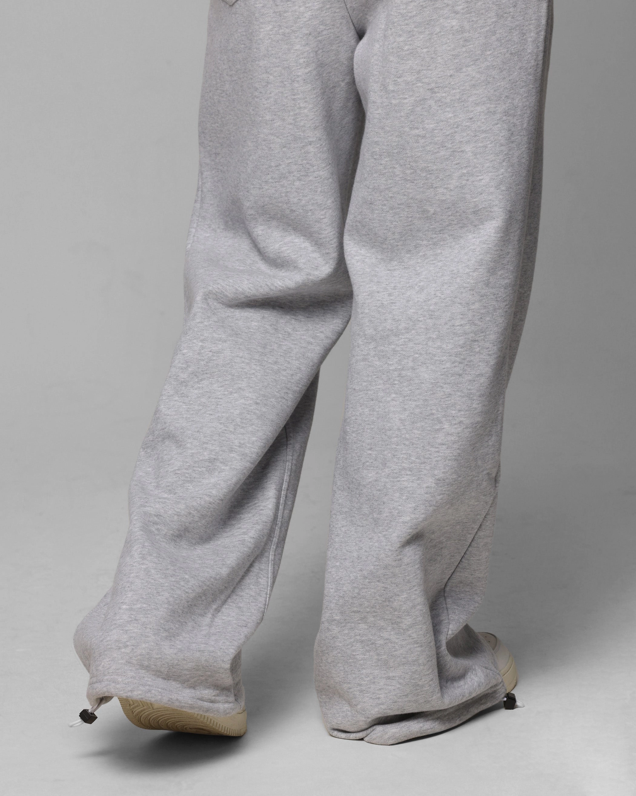 Breathable Material Bold Design Loiter Hybrid Sweatpants Grey Marle