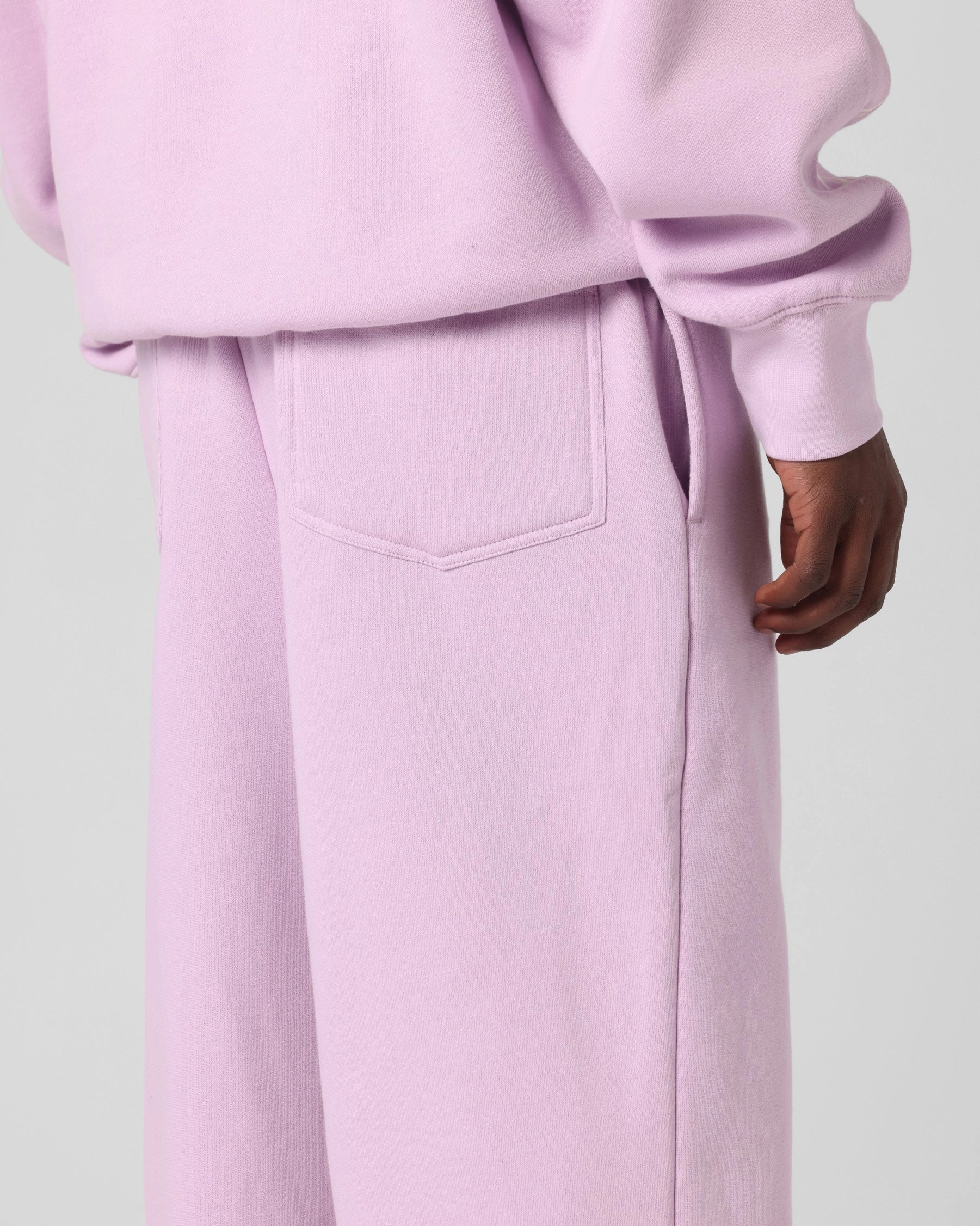 Abrasion Resistant Surface SmoothZipClosure Loiter Hybrid Sweatpants Lilac