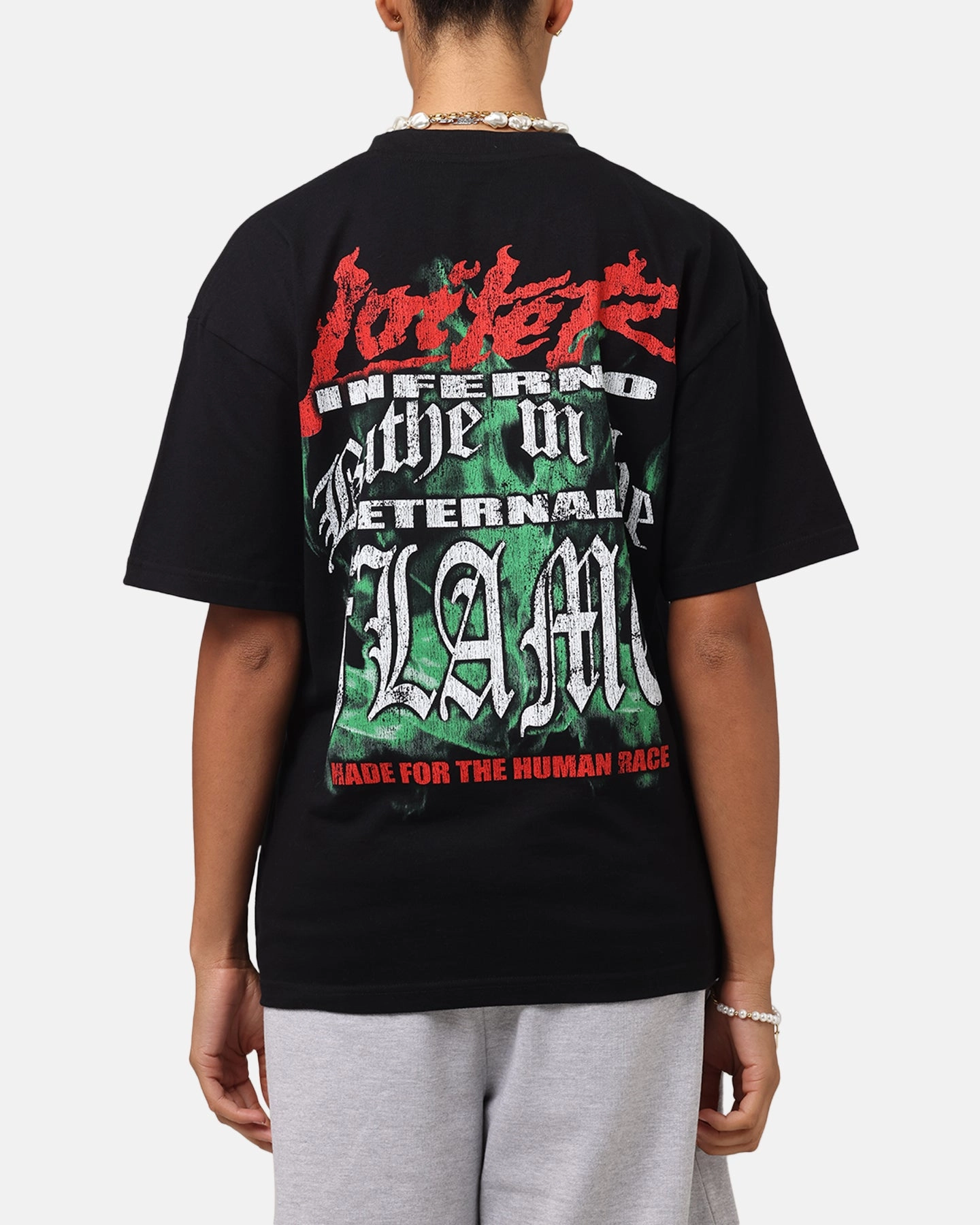 Loiter Inferno Drop T-Shirt Black Soft and durable