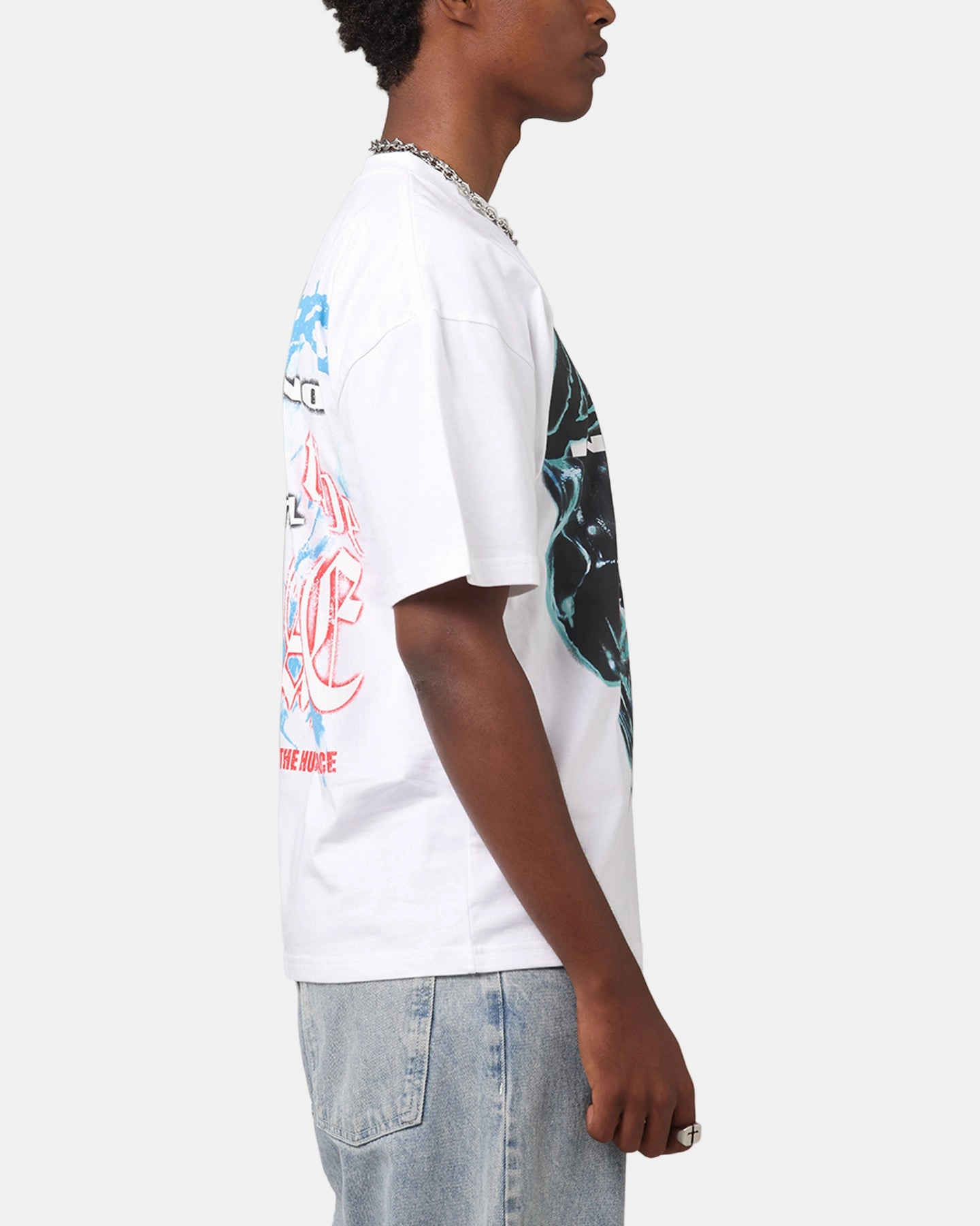Loiter Inferno Drop T-Shirt White Cozy And Stylish Essential Fit