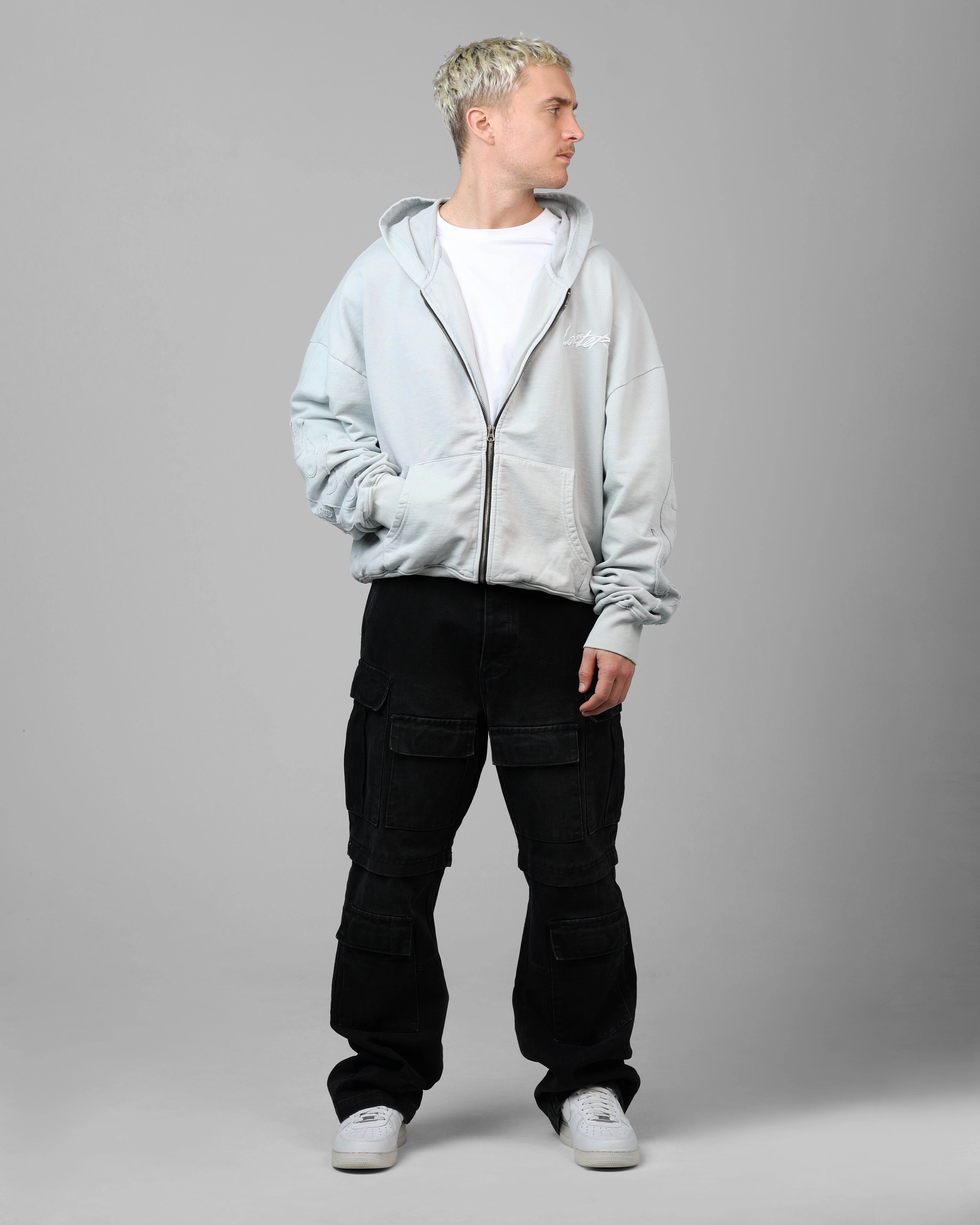 Loiter Inferno Hoodie Stone Fashion Active Eliminate