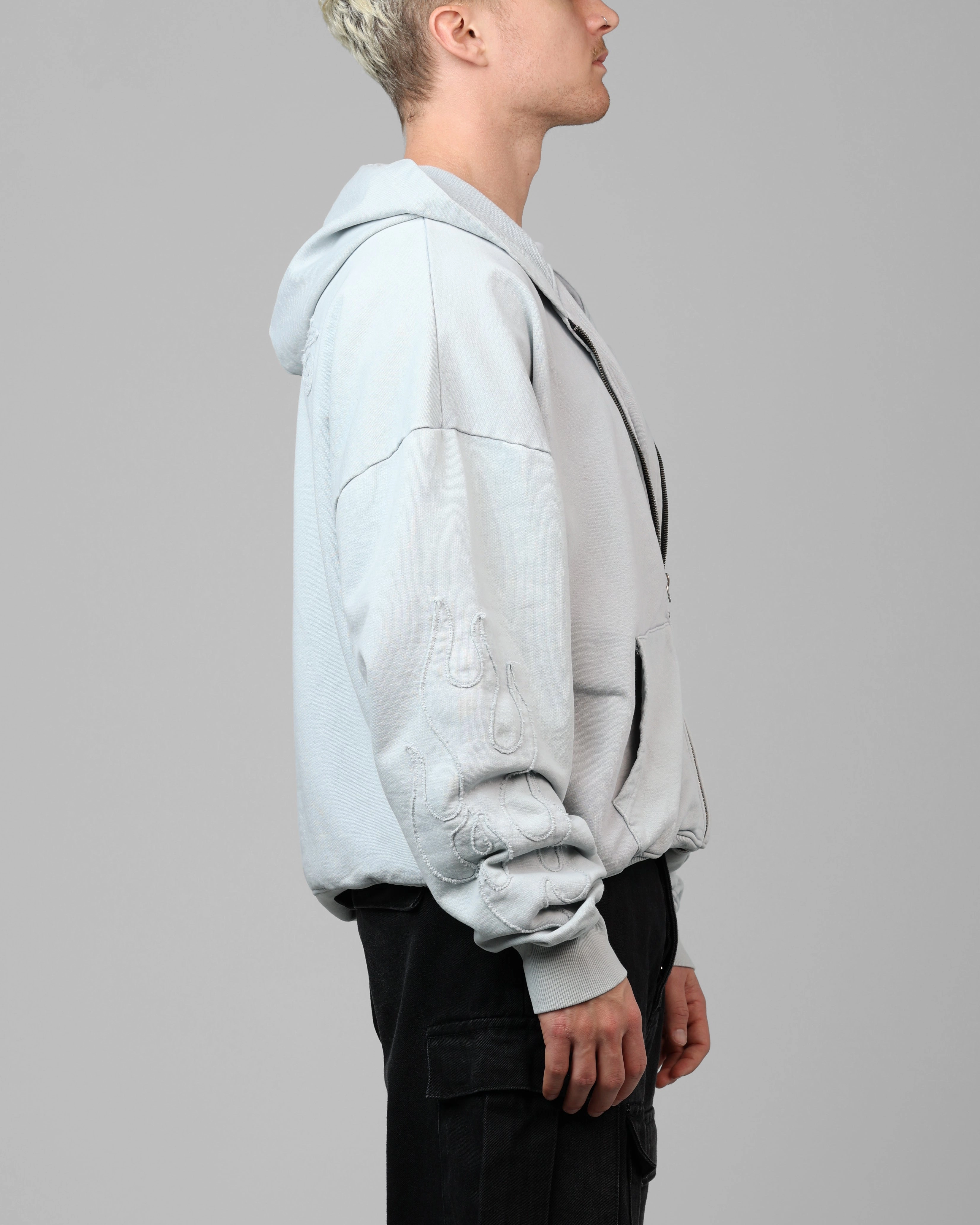 Adjustable Loiter Inferno Hoodie Stone