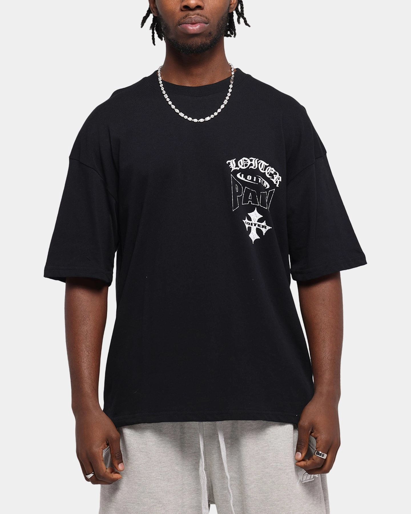family gathering Loiter Inner Pain T-Shirt Black