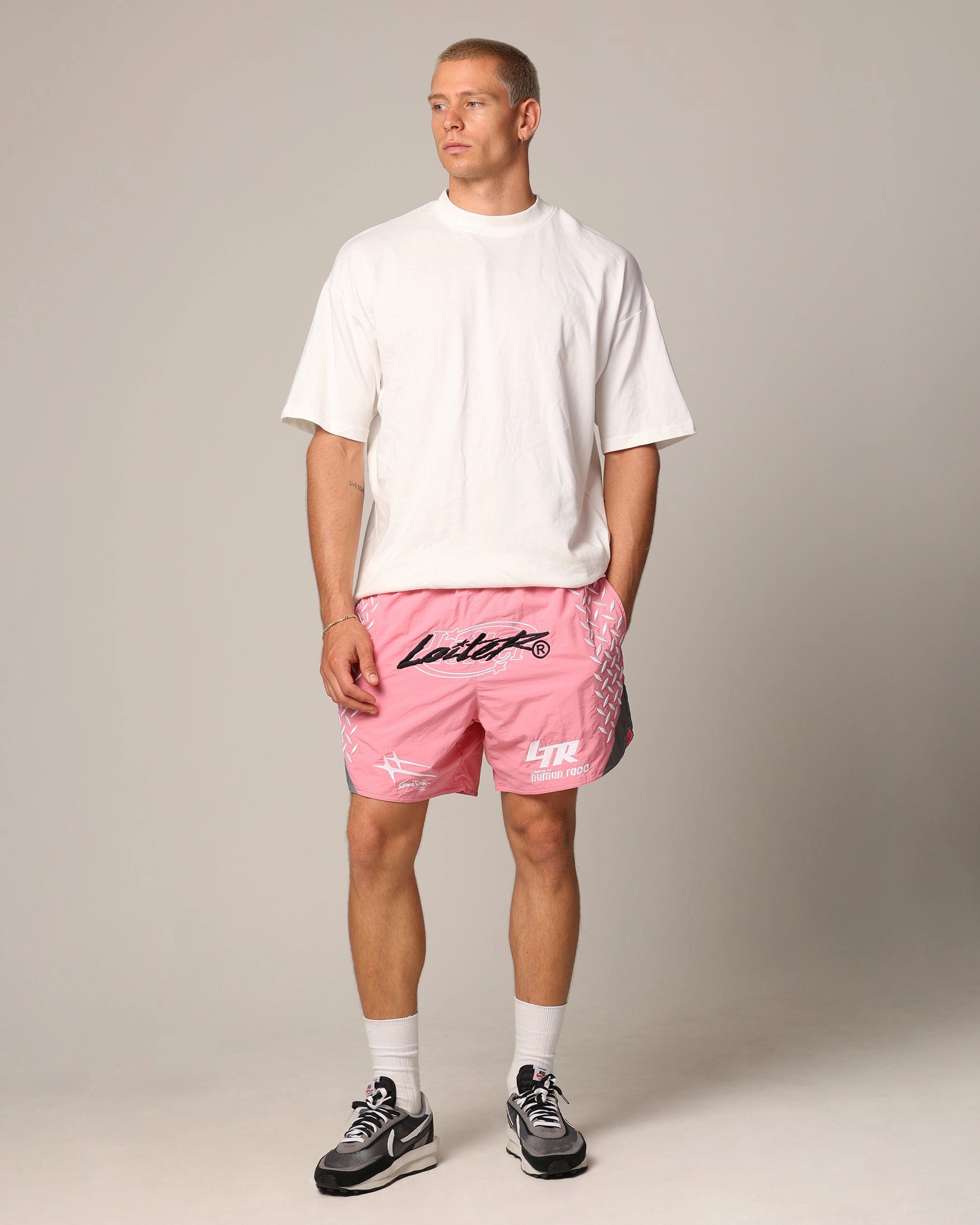 Playful Style Extended Inseam Options Loiter Instinct Walk Shorts Pink