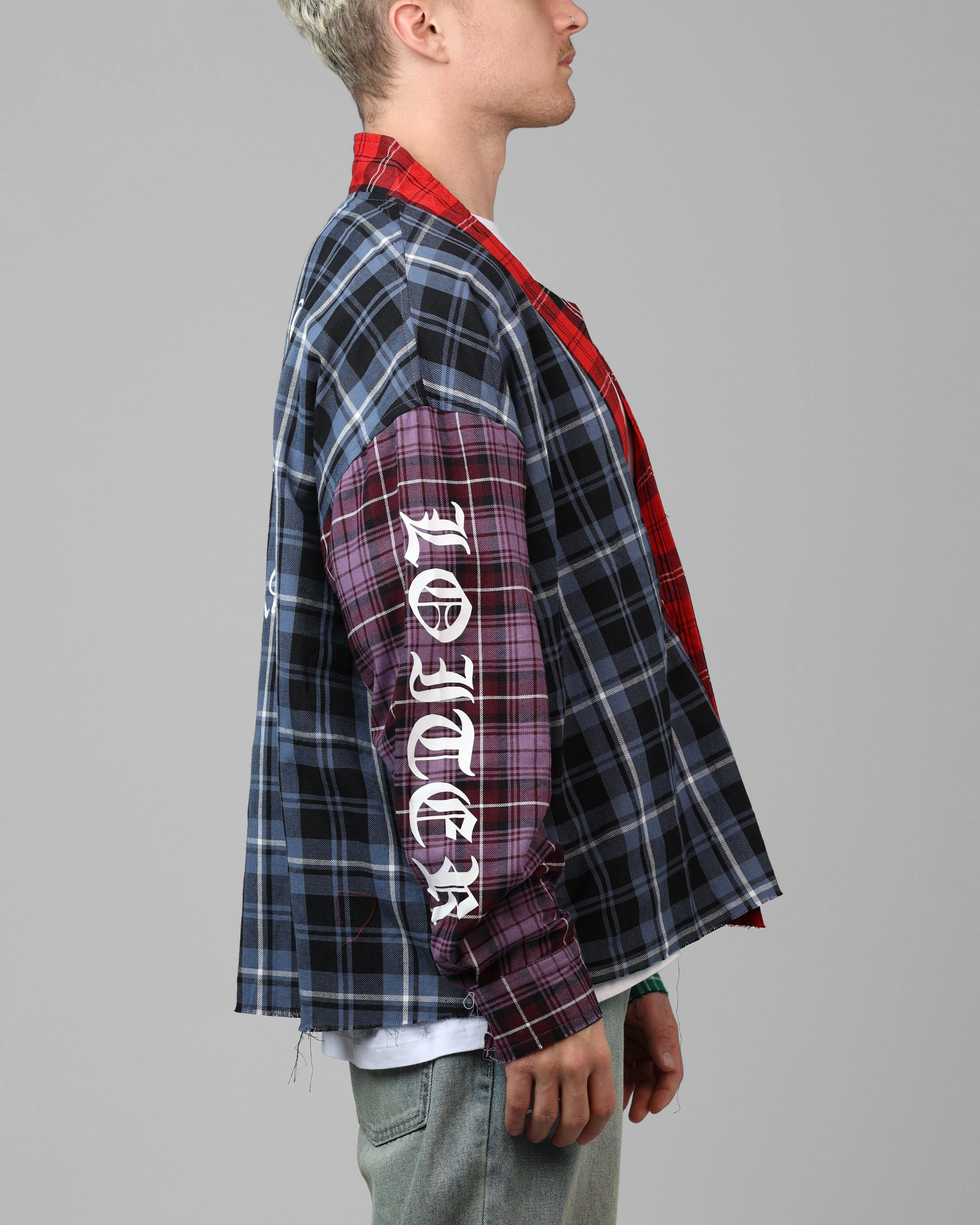 Clue suitable for talent shows Loiter Kimono Flannel Multi