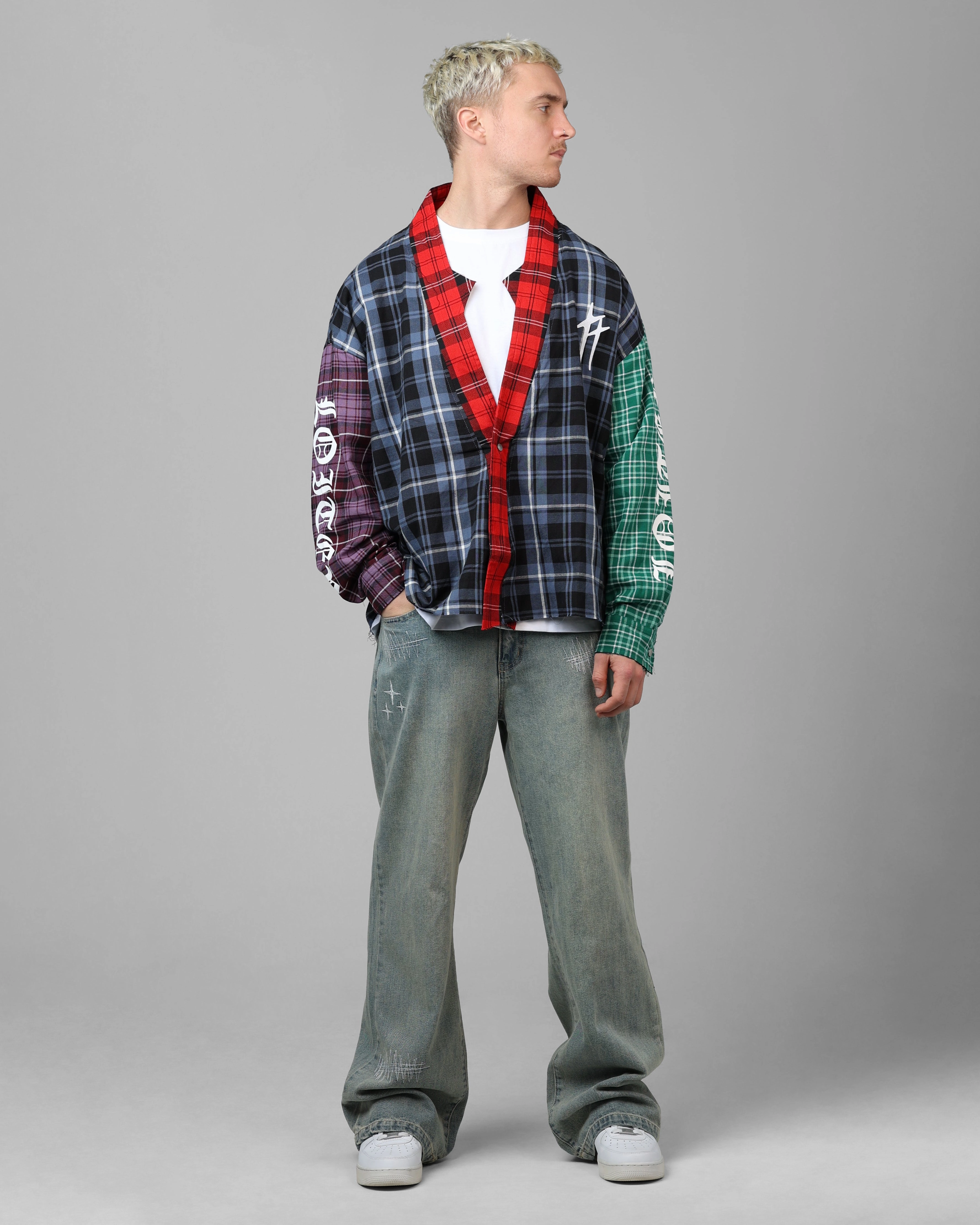 Loiter Kimono Flannel Multi Essential Warmth