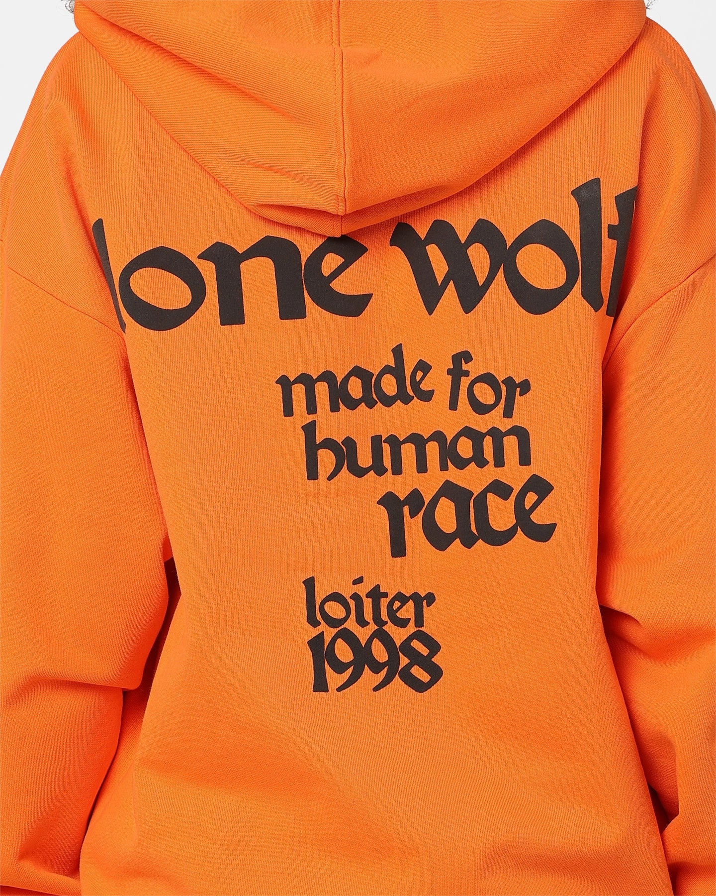 Survive Loiter Lone Wolf Hoodie Orange