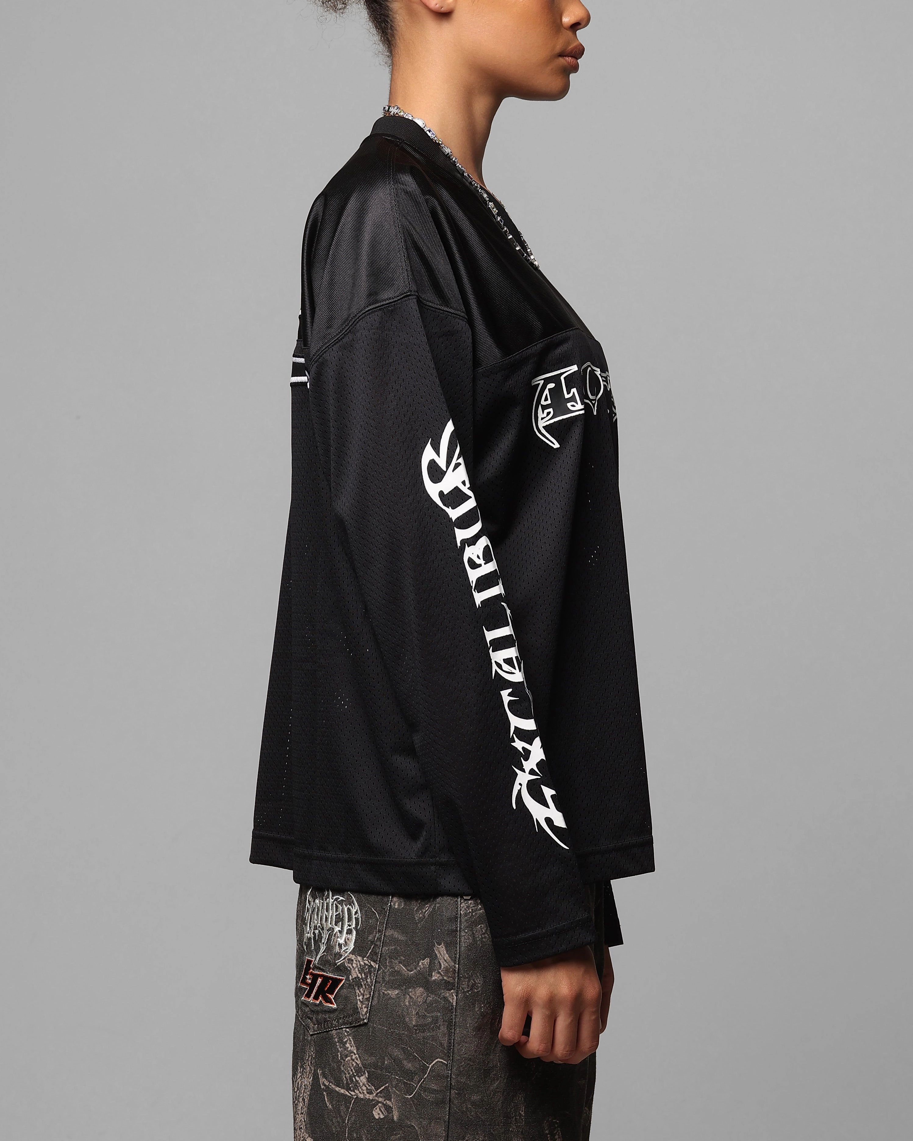 City Casual Loiter Long Sleeve Training Jersey Black