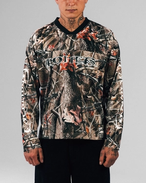 Fashion Layering Loiter Long Sleeve Training Jersey Real Treet Camo