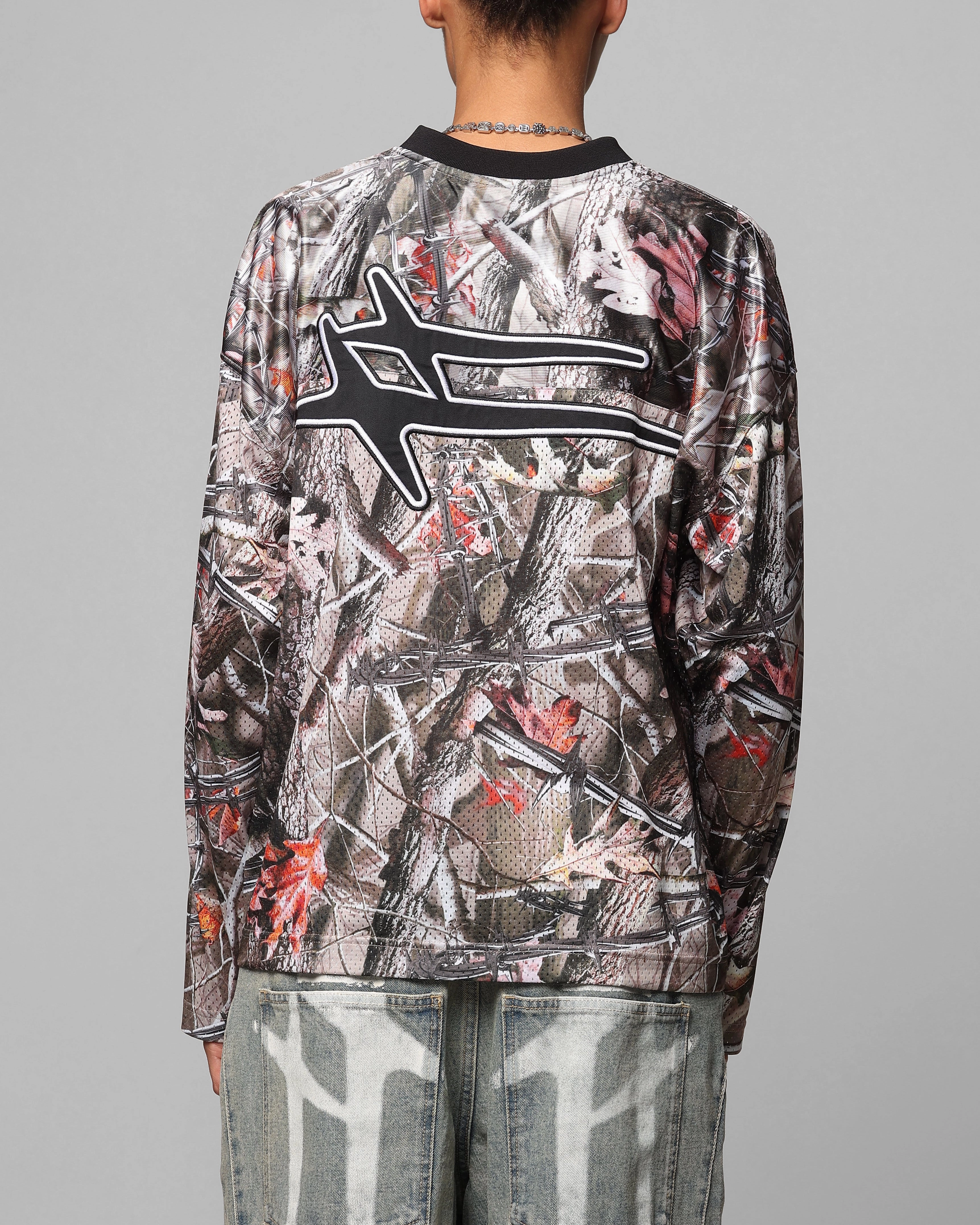 AllSeasonWear Retro Style Loiter Long Sleeve Training Jersey Real Treet Camo