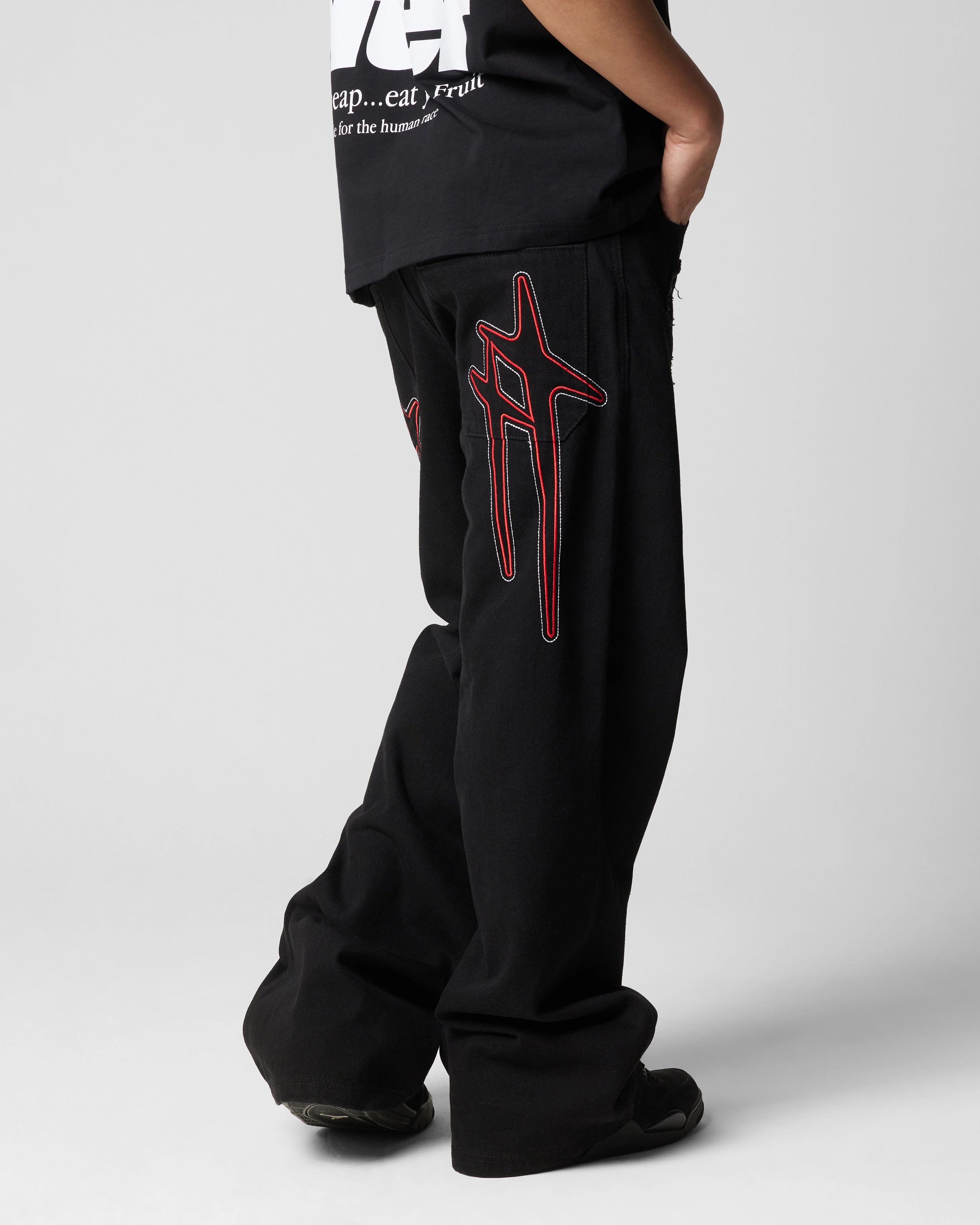 Loiter Menace Jean Black Effortless Style