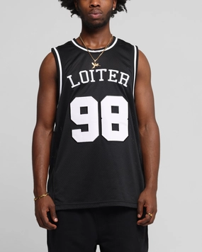 Anti Pilling Fabric Loiter Midway Jersey Black