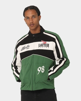 suitable for casual gatherings Loiter Motor Jacket Green