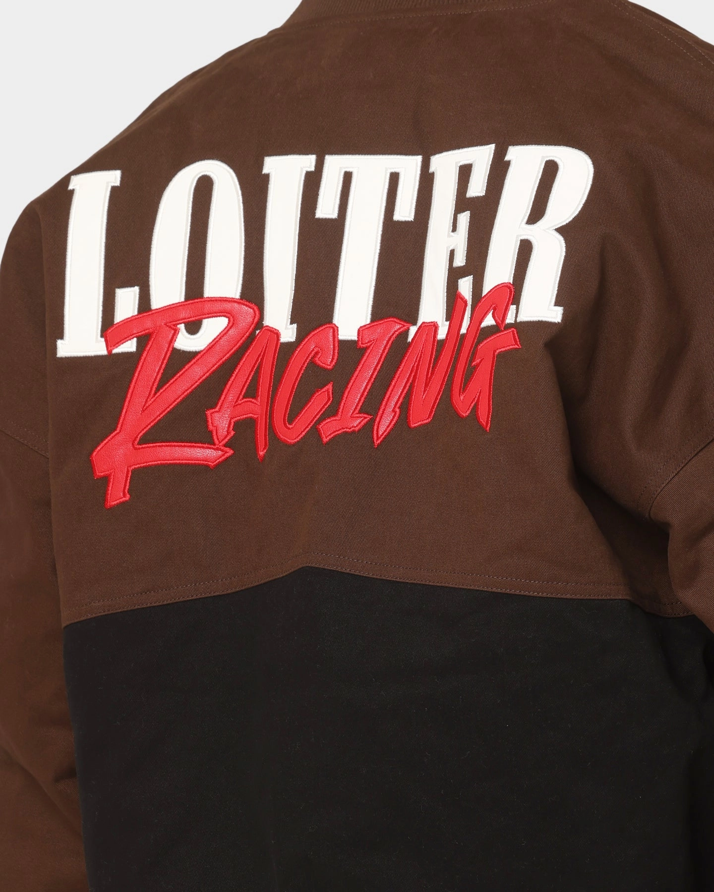 Weatherproof Coating Experiment Loiter Motor Sport Jacket Brown