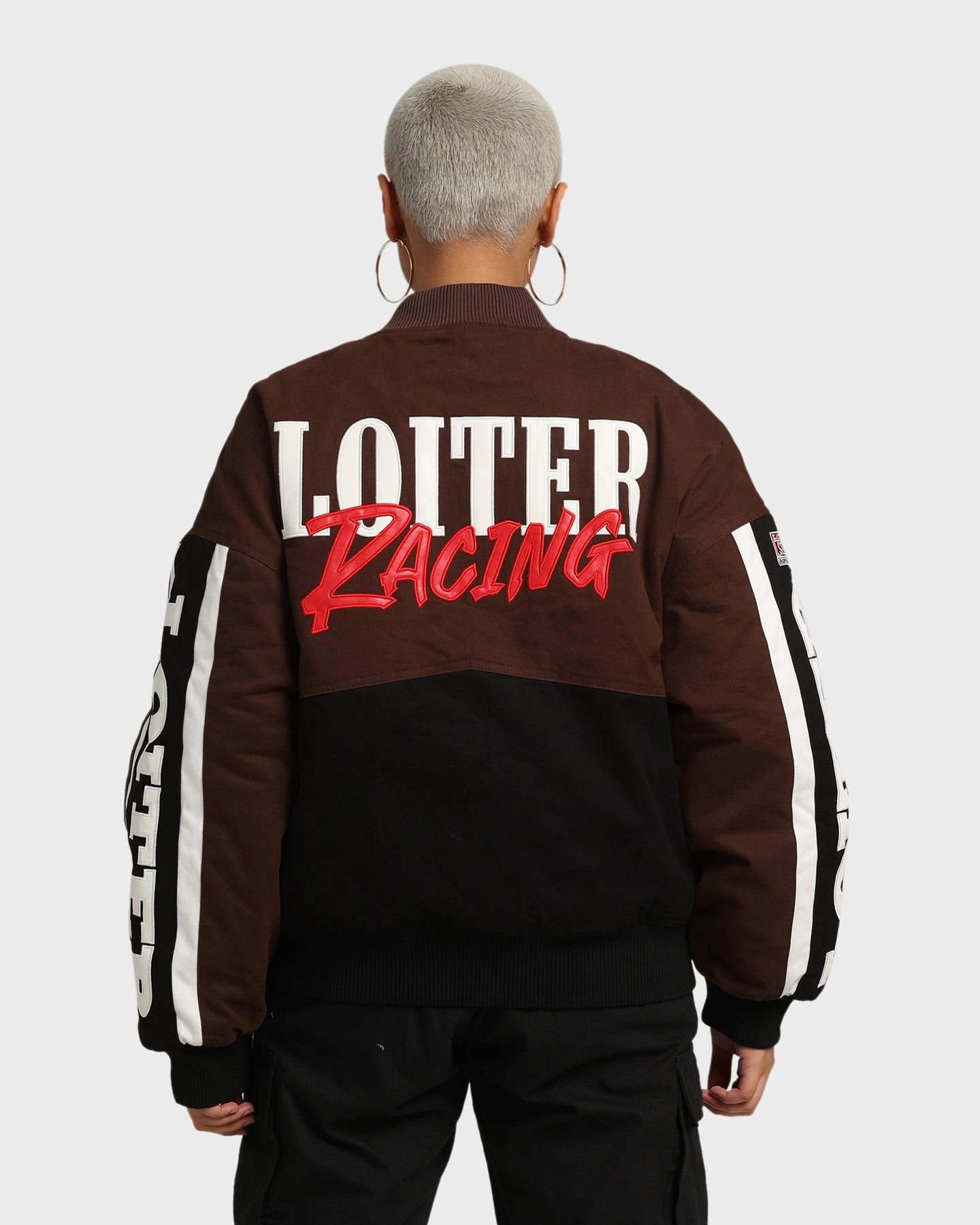 Loiter Motor Sport Jacket Brown popular among teenagers