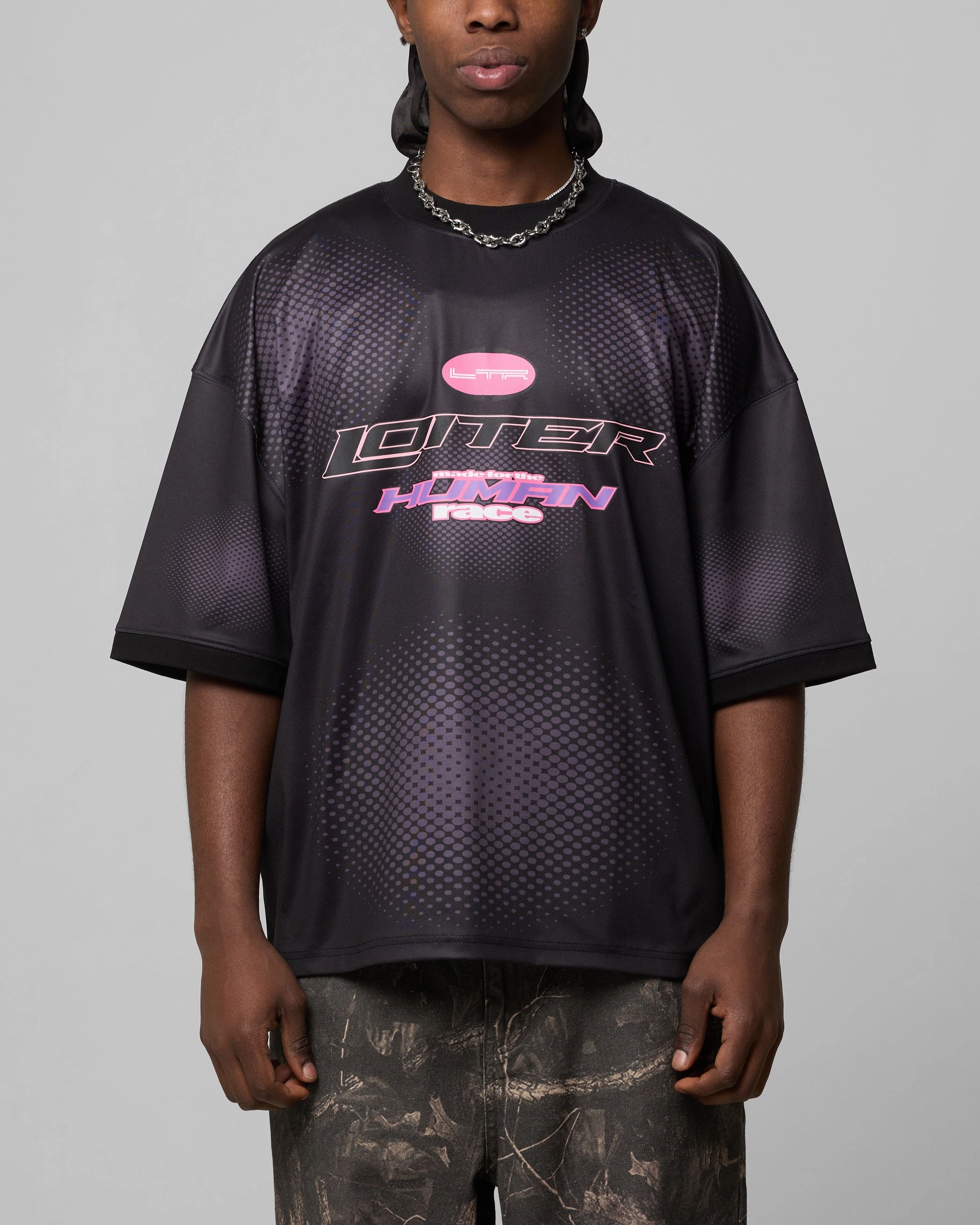 MoistureWickingFabric Loiter Motorway Sport T-Shirt Black