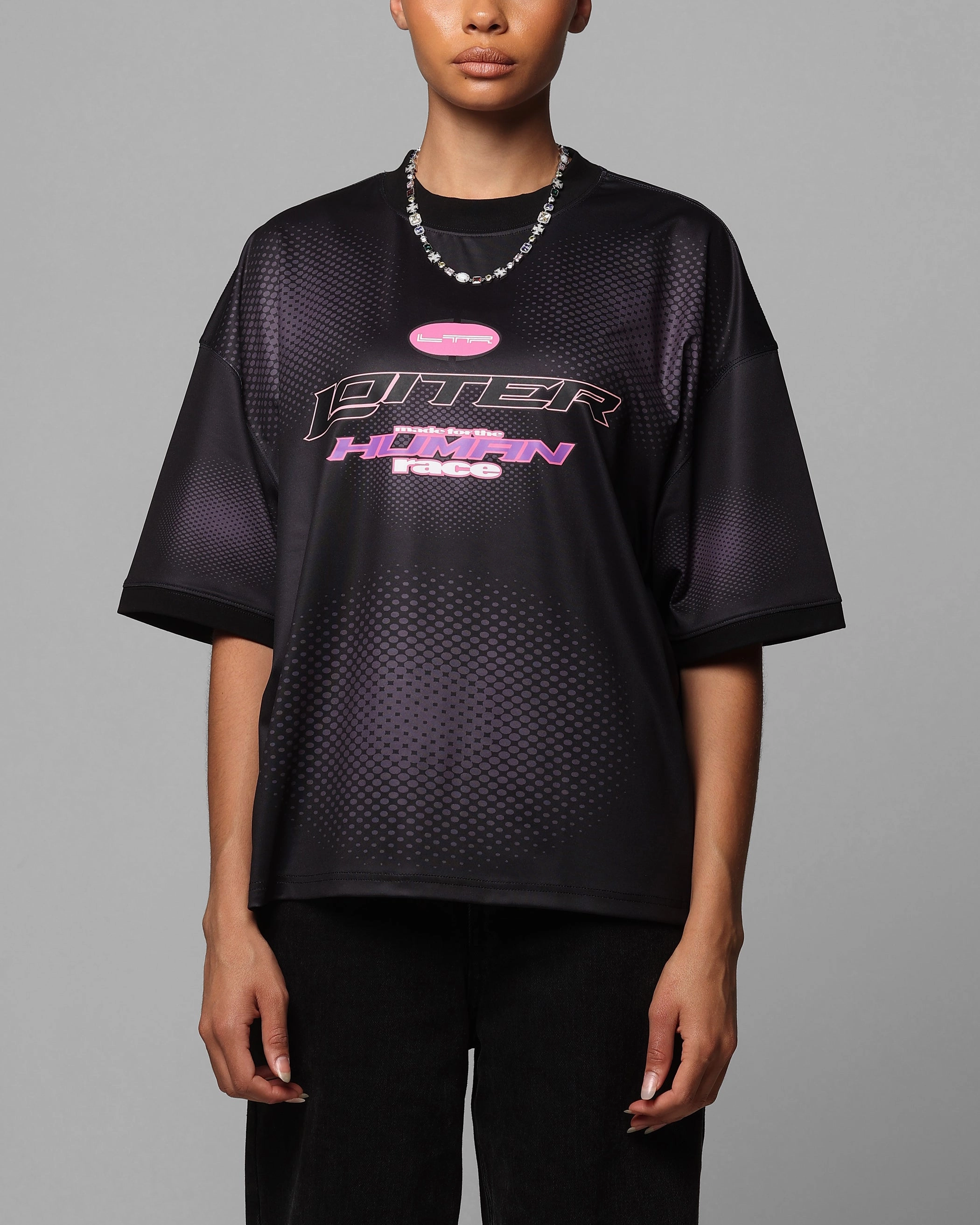 Breathable Layer Breathable Fit Loiter Motorway Sport T-Shirt Black