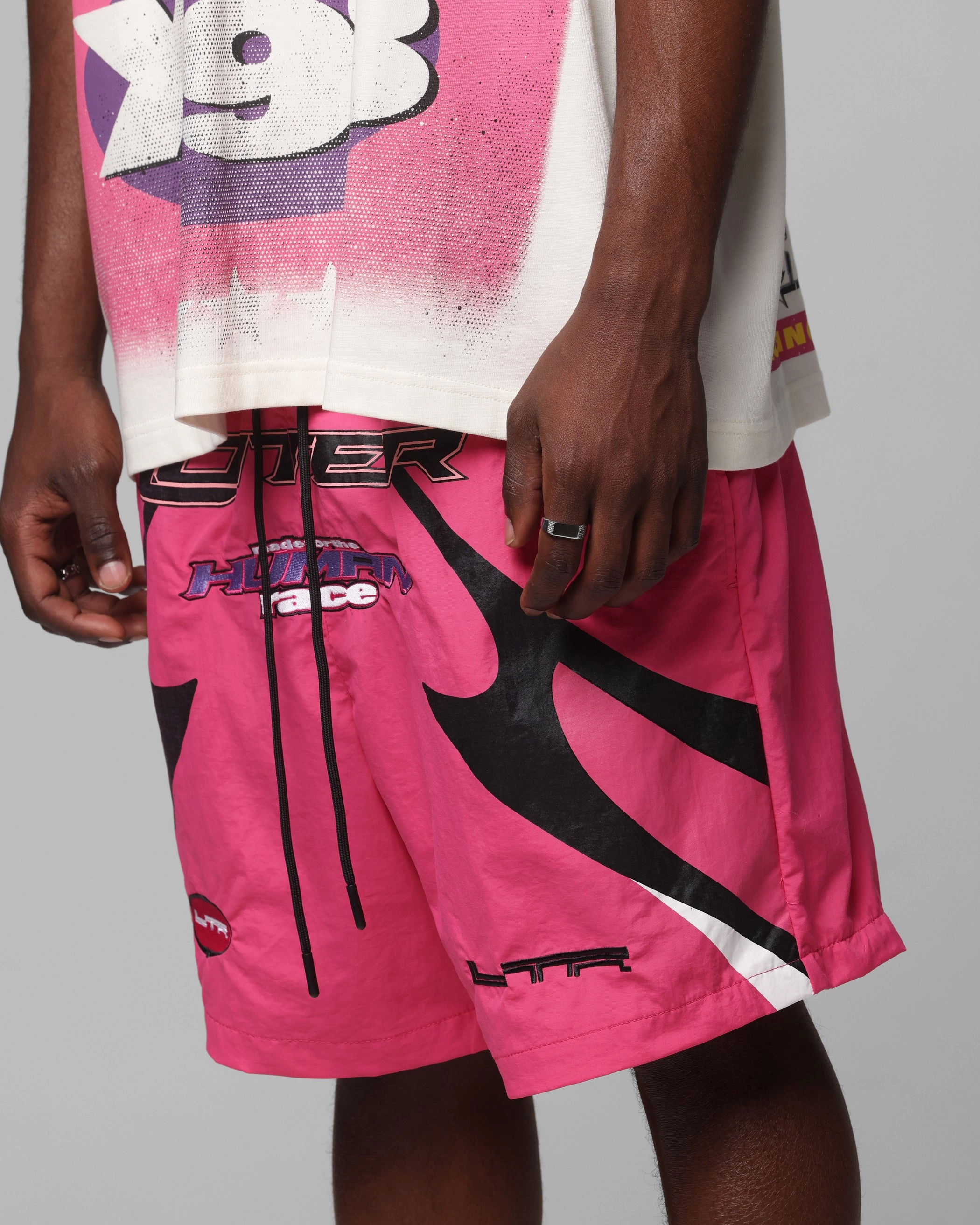 Casual Days silk blend Loiter Motorway Walk Shorts Pink