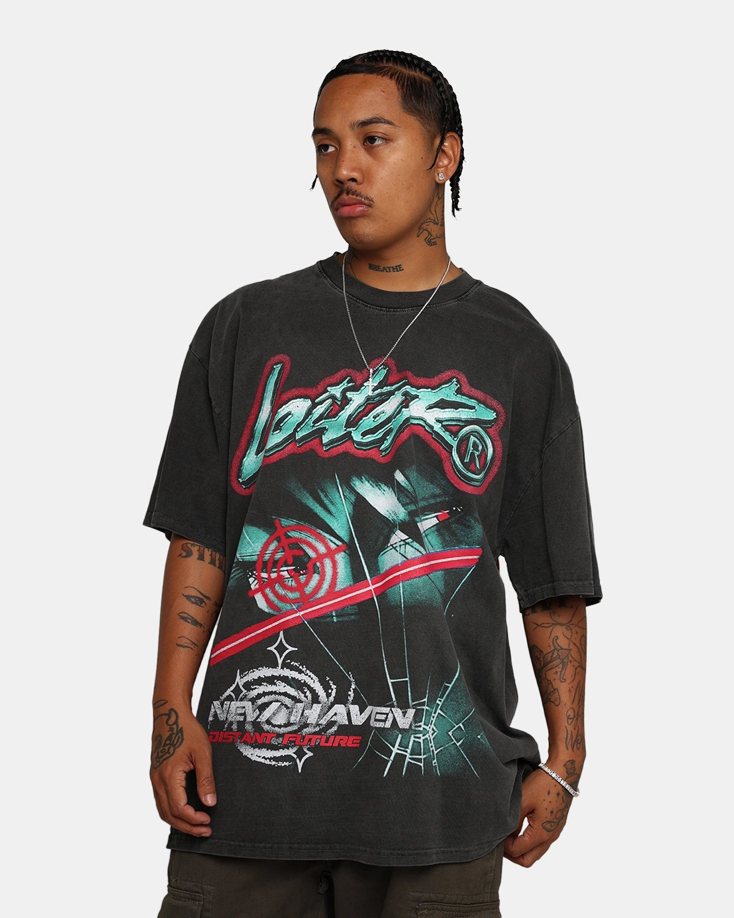 Loiter New Haven Vintage T-Shirt Black Wash Smart Wear