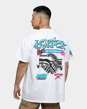 Loiter New Legacy Ultra Premium Vintage T-Shirt White EthicalProduction simple design