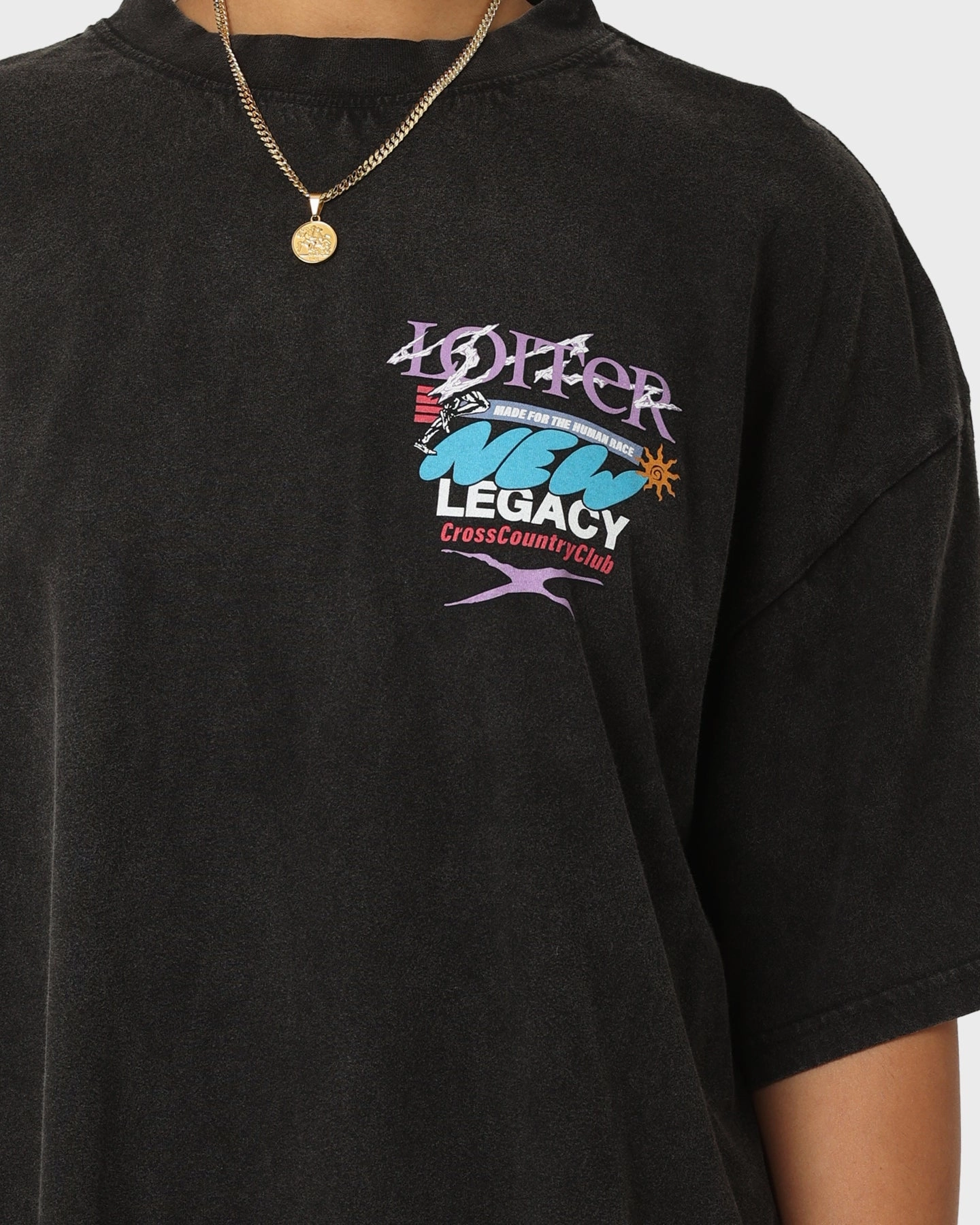 Subtle Details Loiter New Legacy Vintage T-Shirt Vintage Black