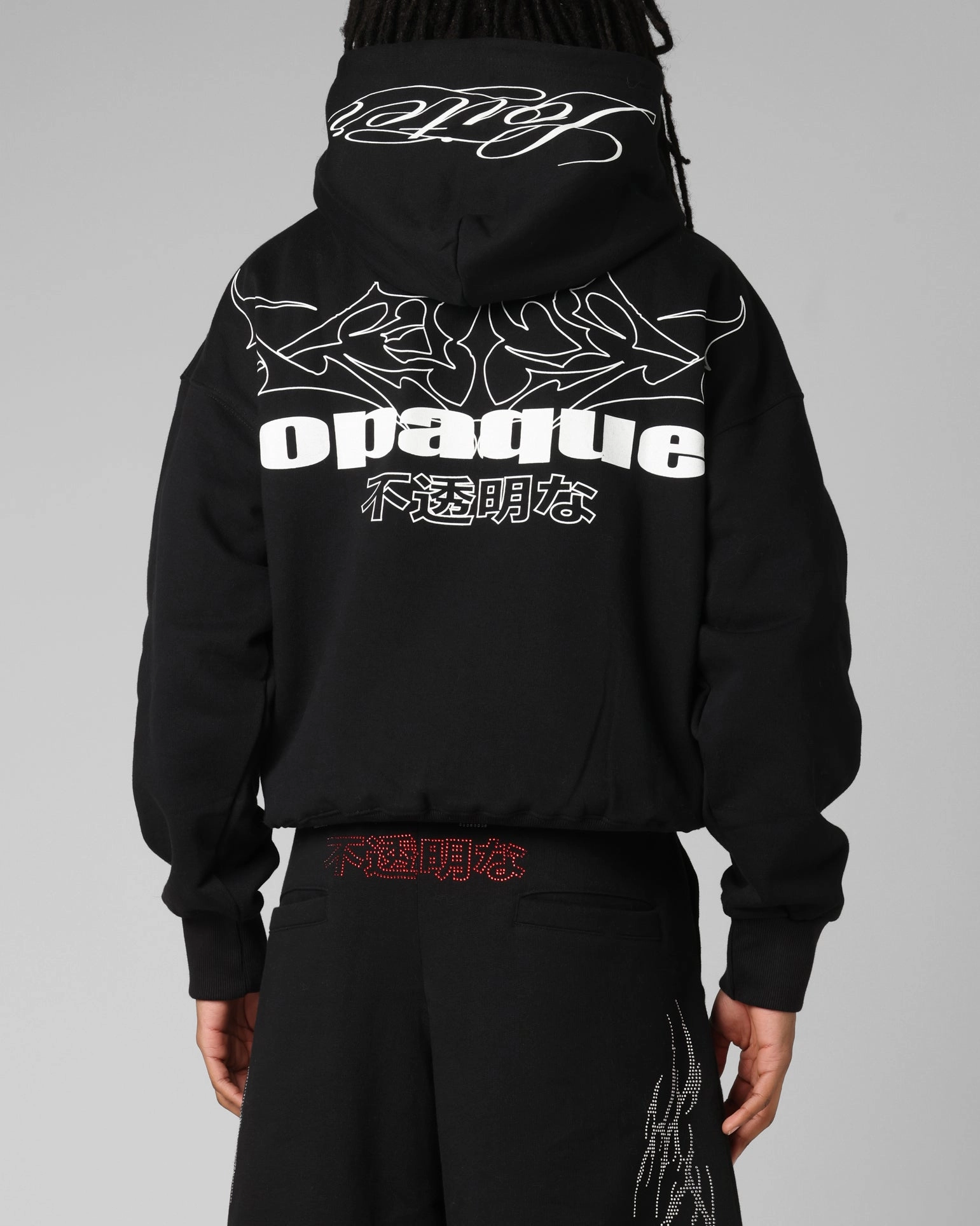 Camping Trip Loiter Opaque Premium Hoodie Black